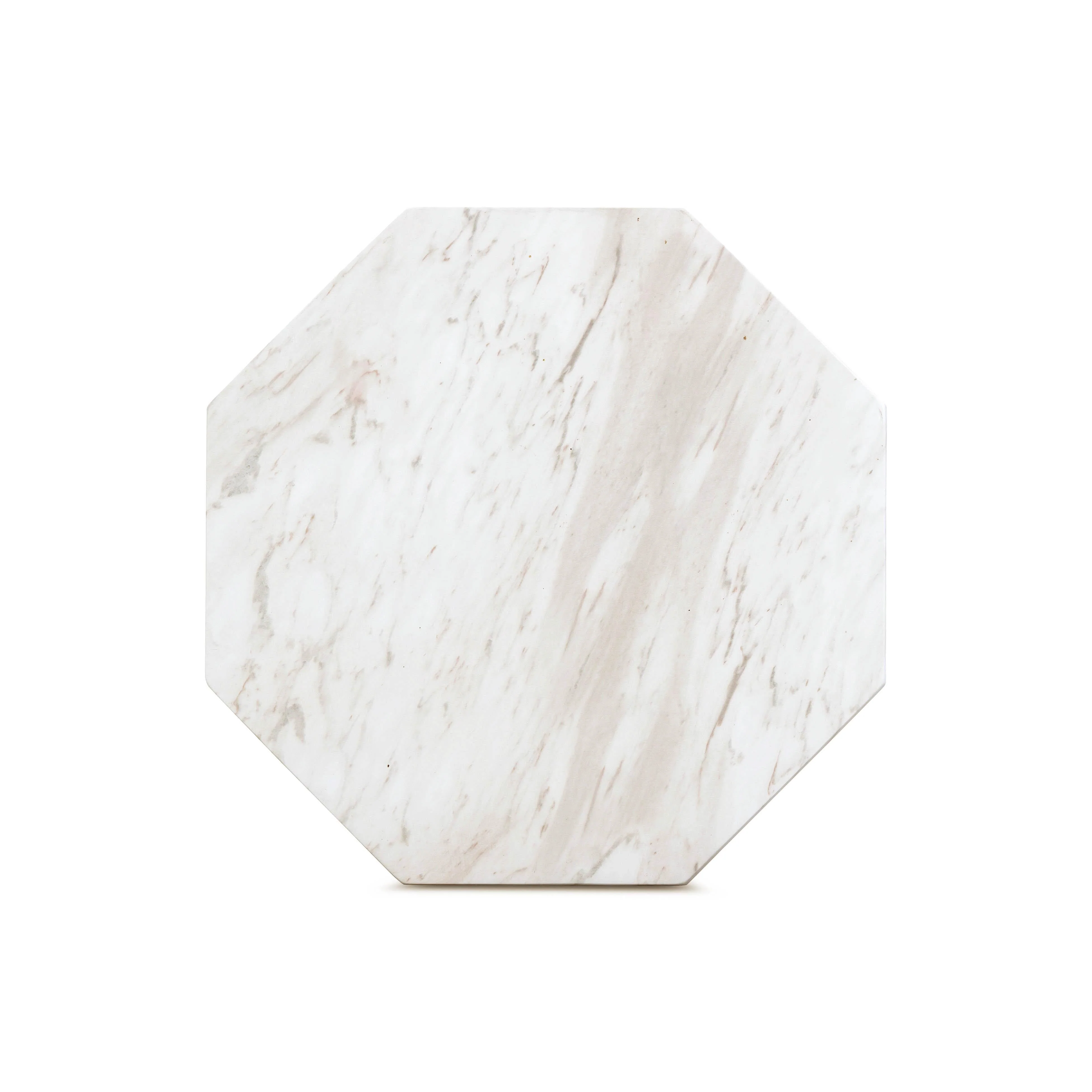 Esme Faux Marble Indoor / Outdoor Round Side Table - Image 5