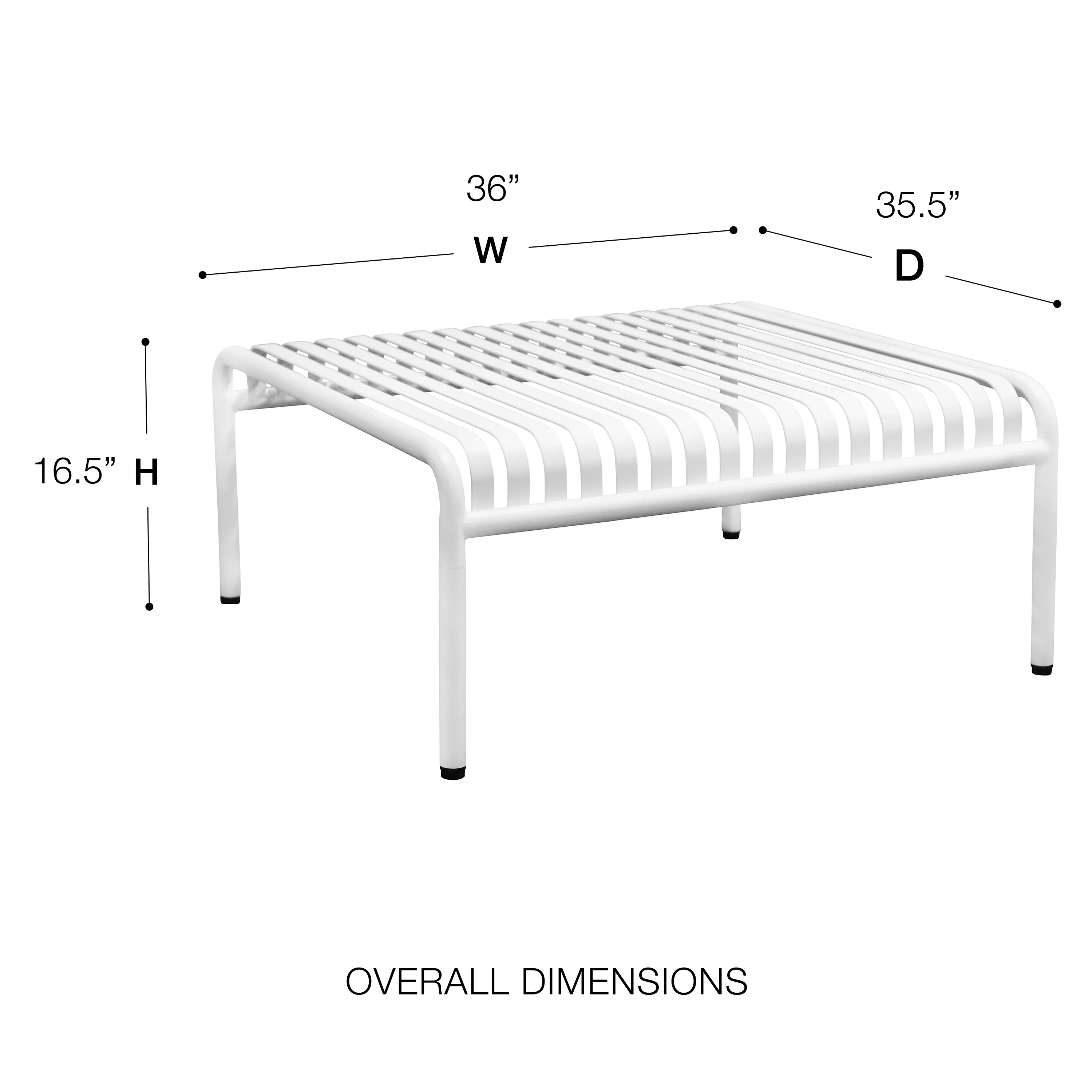 Euro Style Enid 36" Outdoor Coffee Table - Image 32