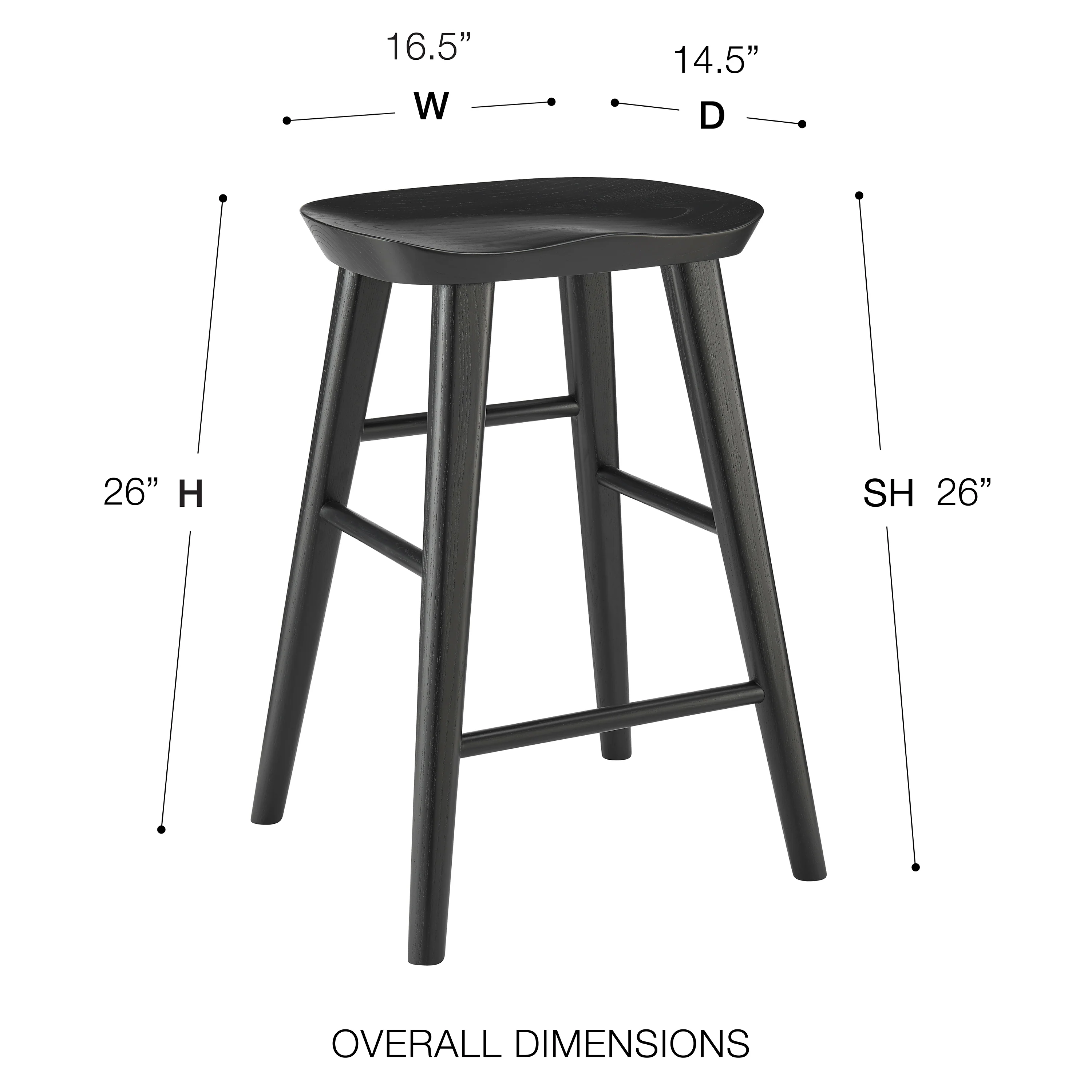 Euro Style Vieno Counter Stool - Image 22