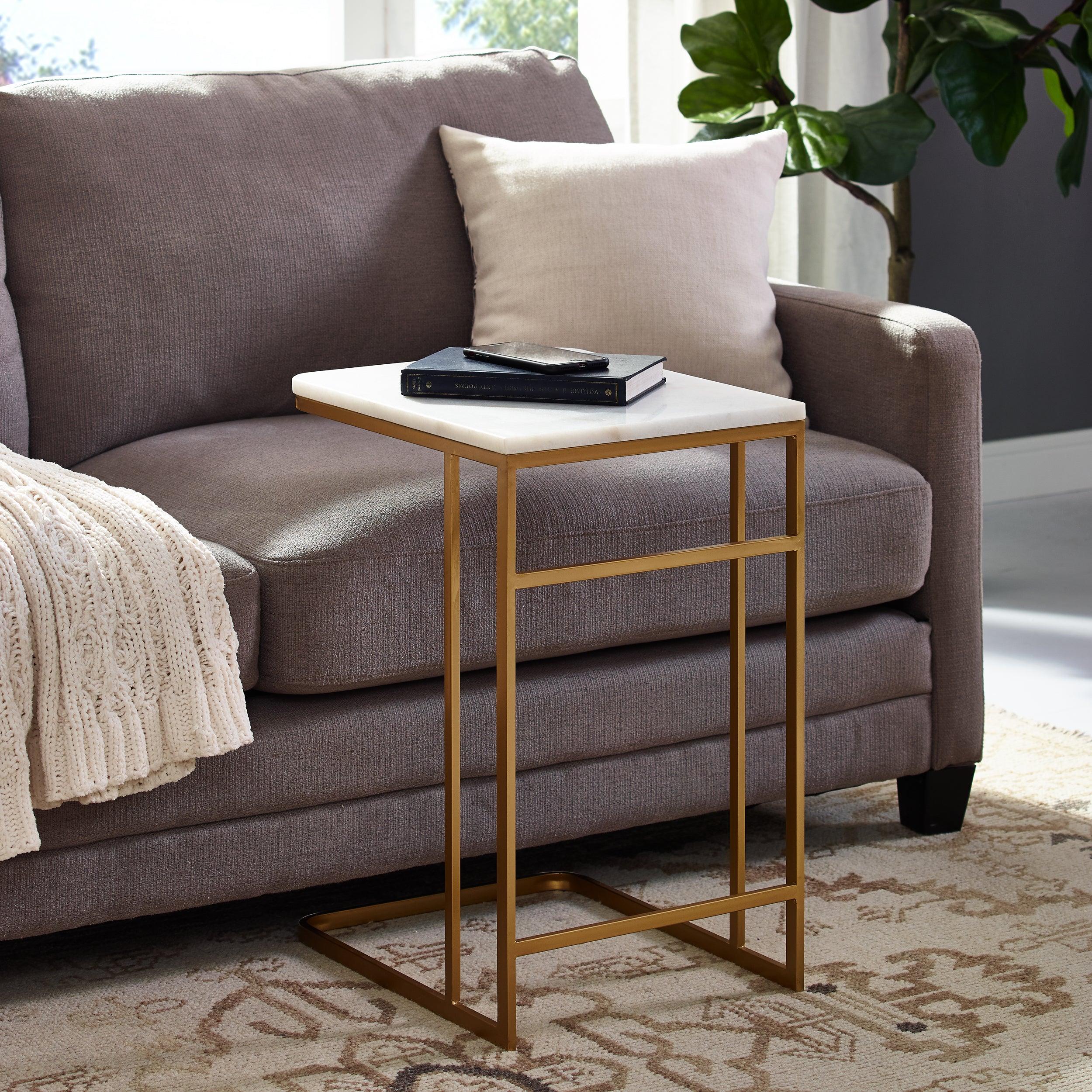 Fallon Marble C-Table - Image 2