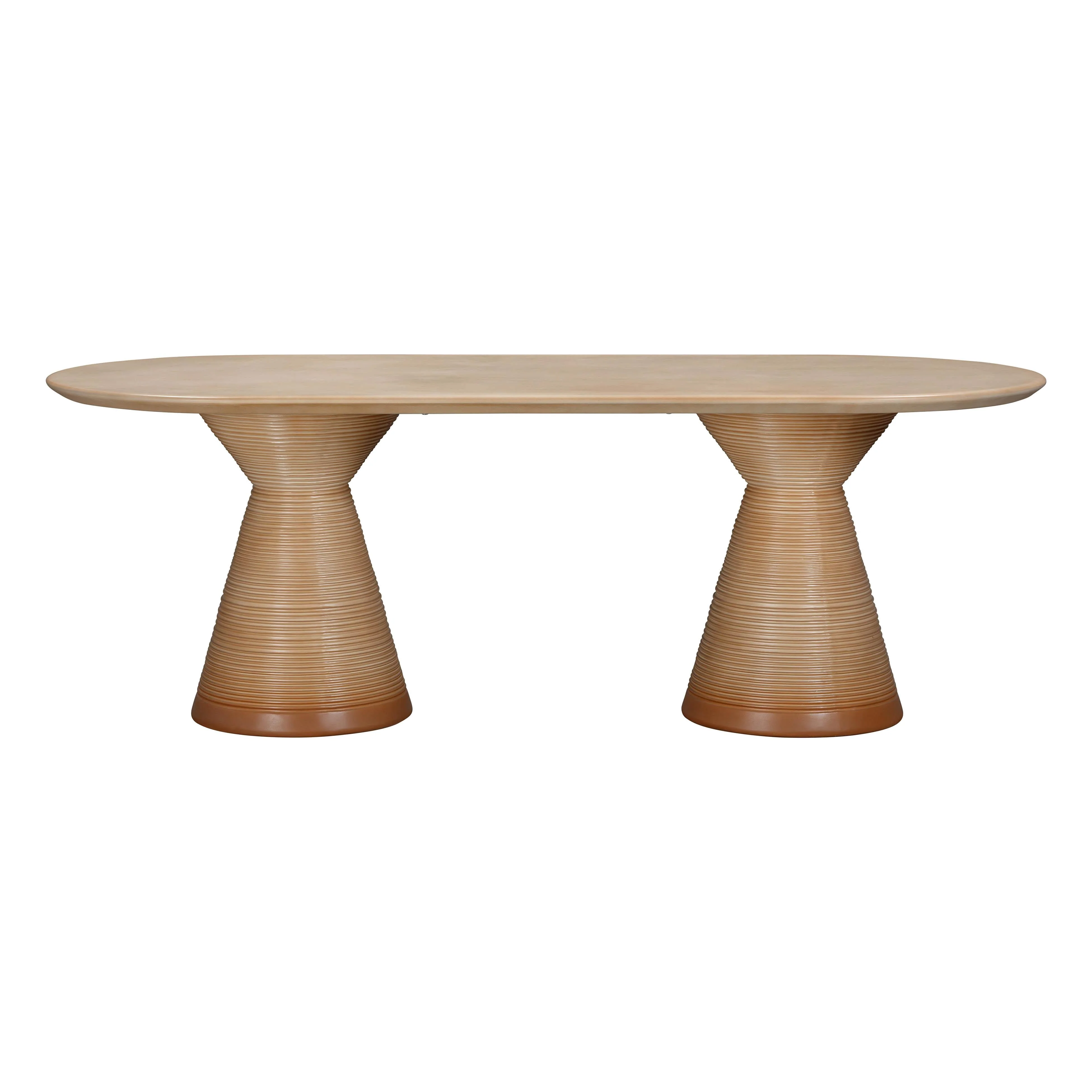 Fassa Terracotta Oval Indoor / Outdoor Dining Table - Image 3