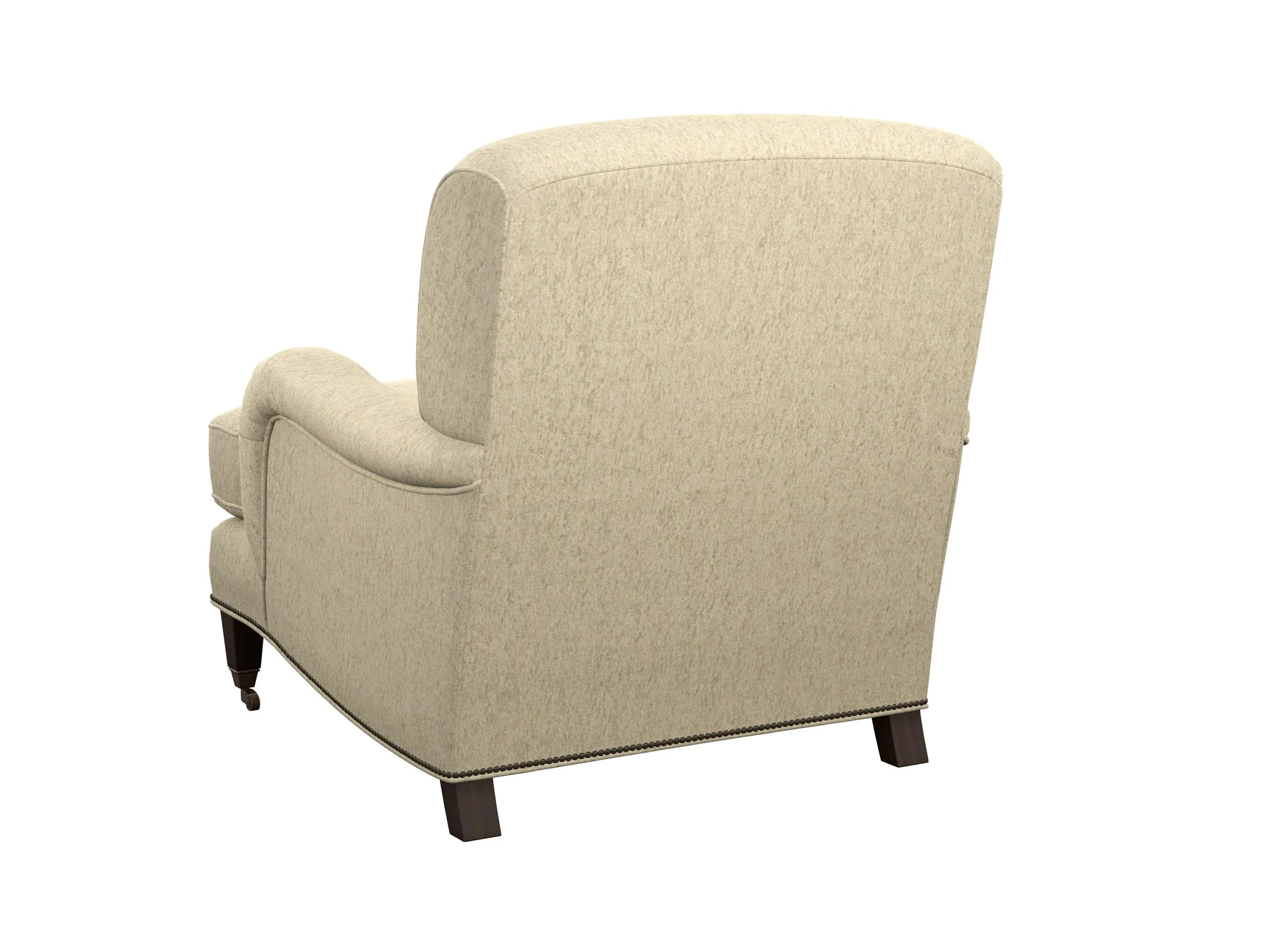 Sydney Upholstered Chair W/Brass Casters - Image 2