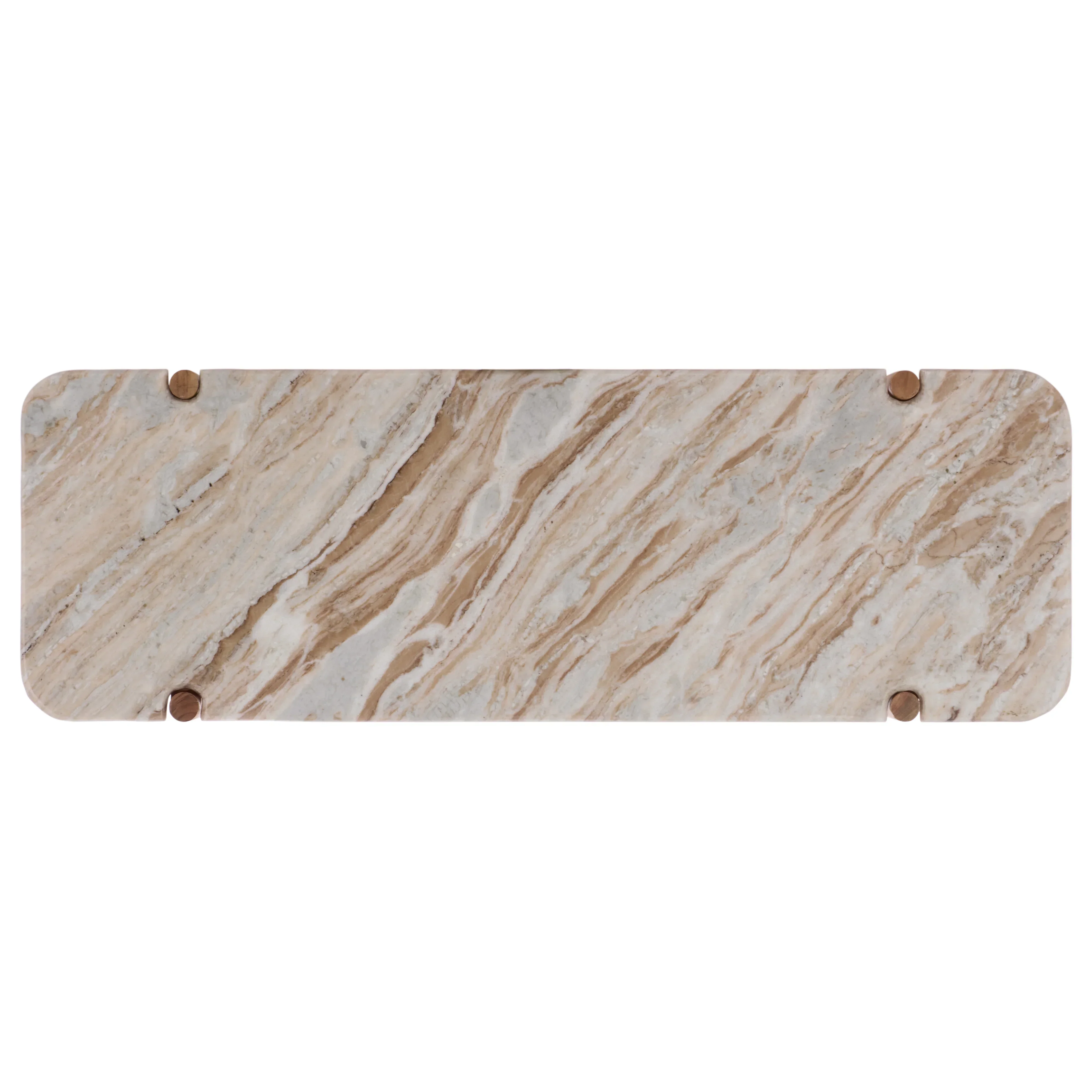 Feliciabeth Marble And Wood Console Table - Image 9