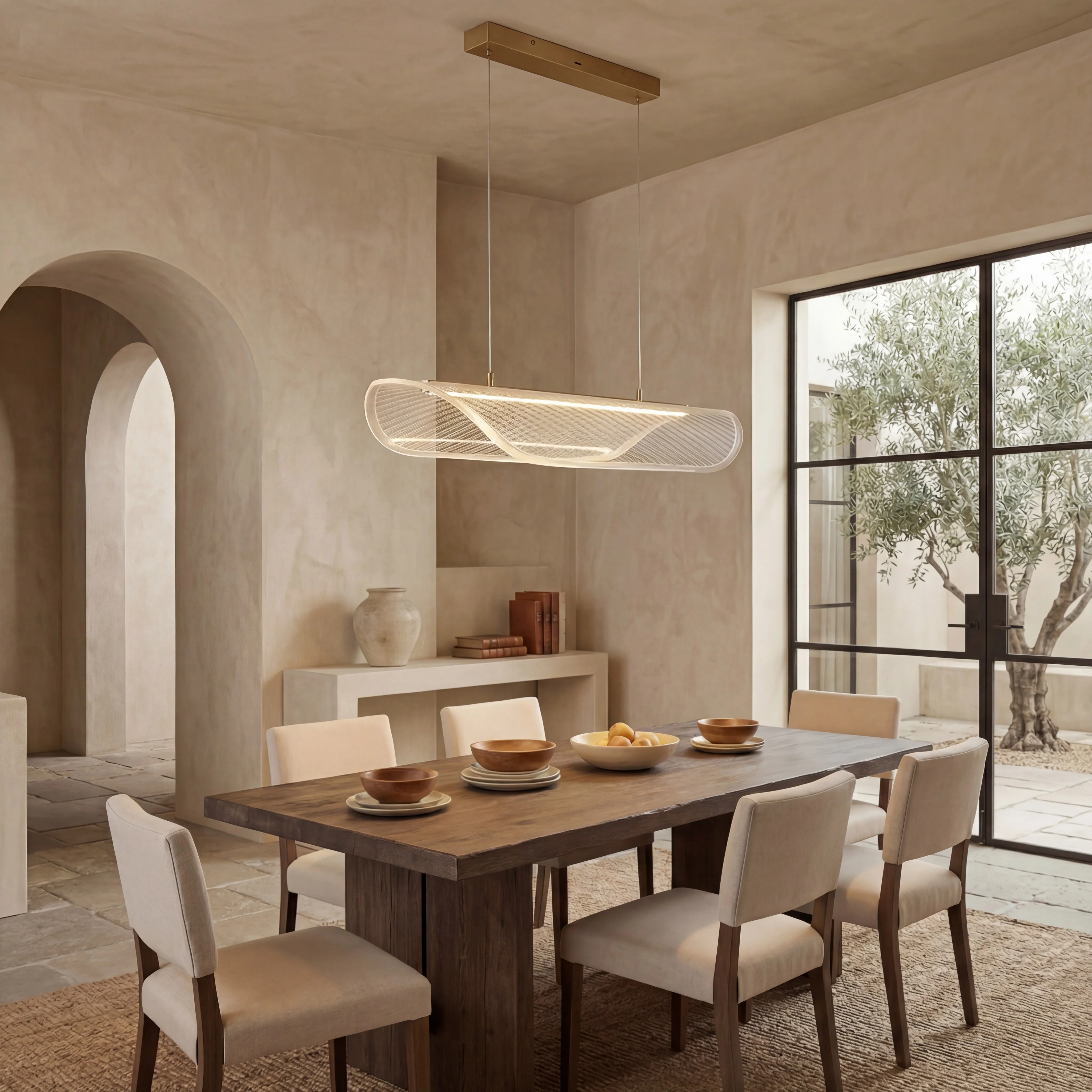 Fenric Acrylic Linear Pendant - Image 3