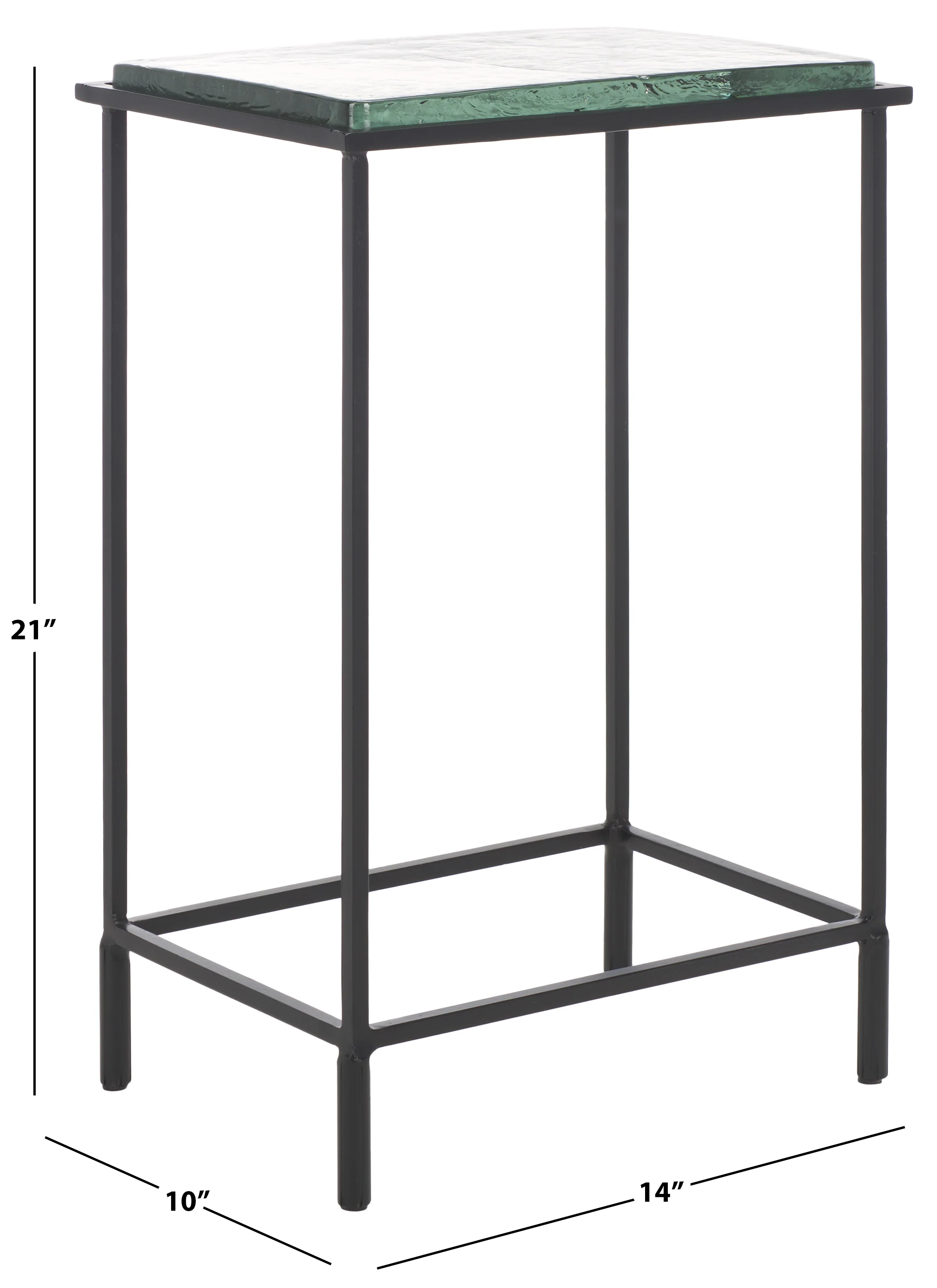 Ferguson Cast Glass Accent Table - Image 5