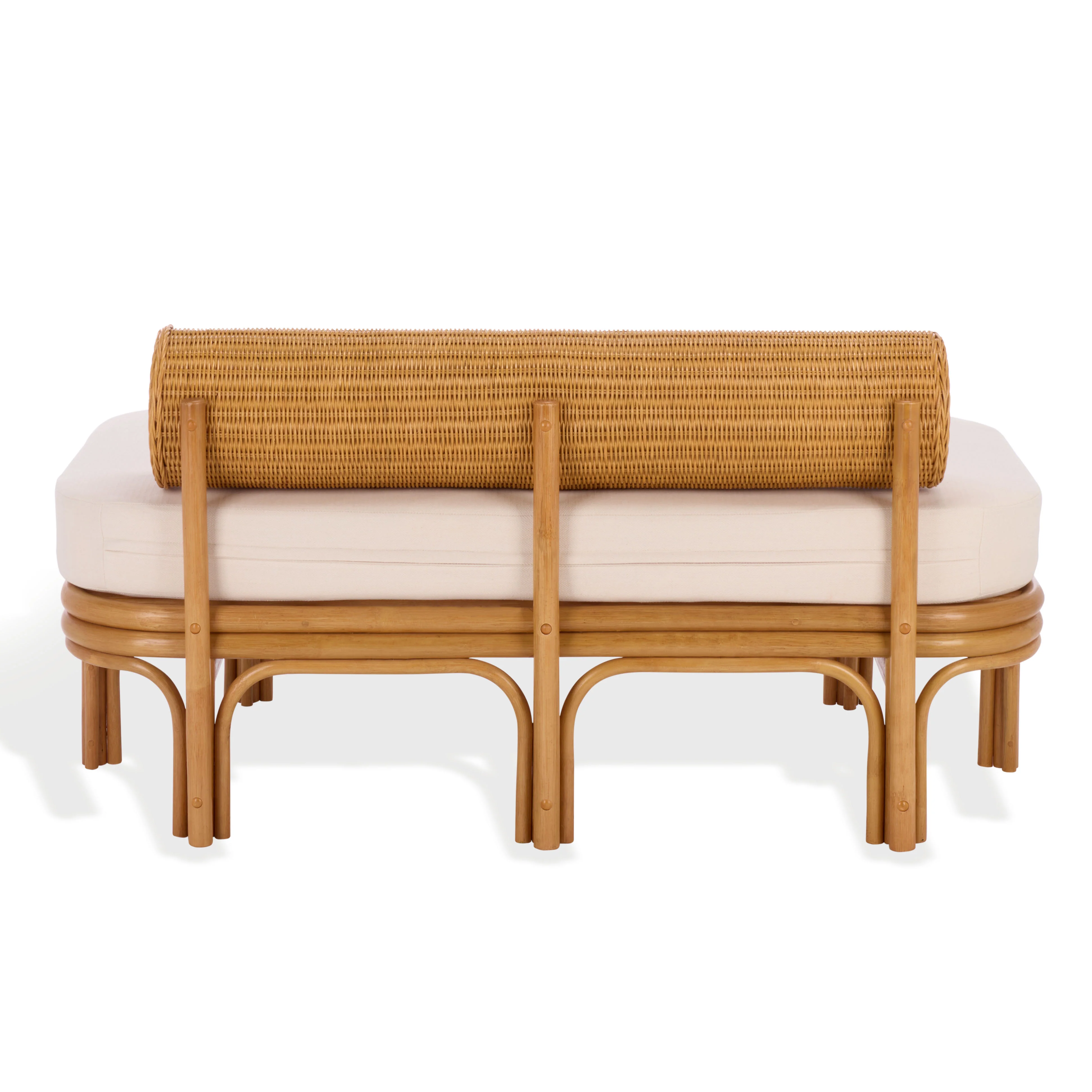 Fowley Rattan Bench - Image 4