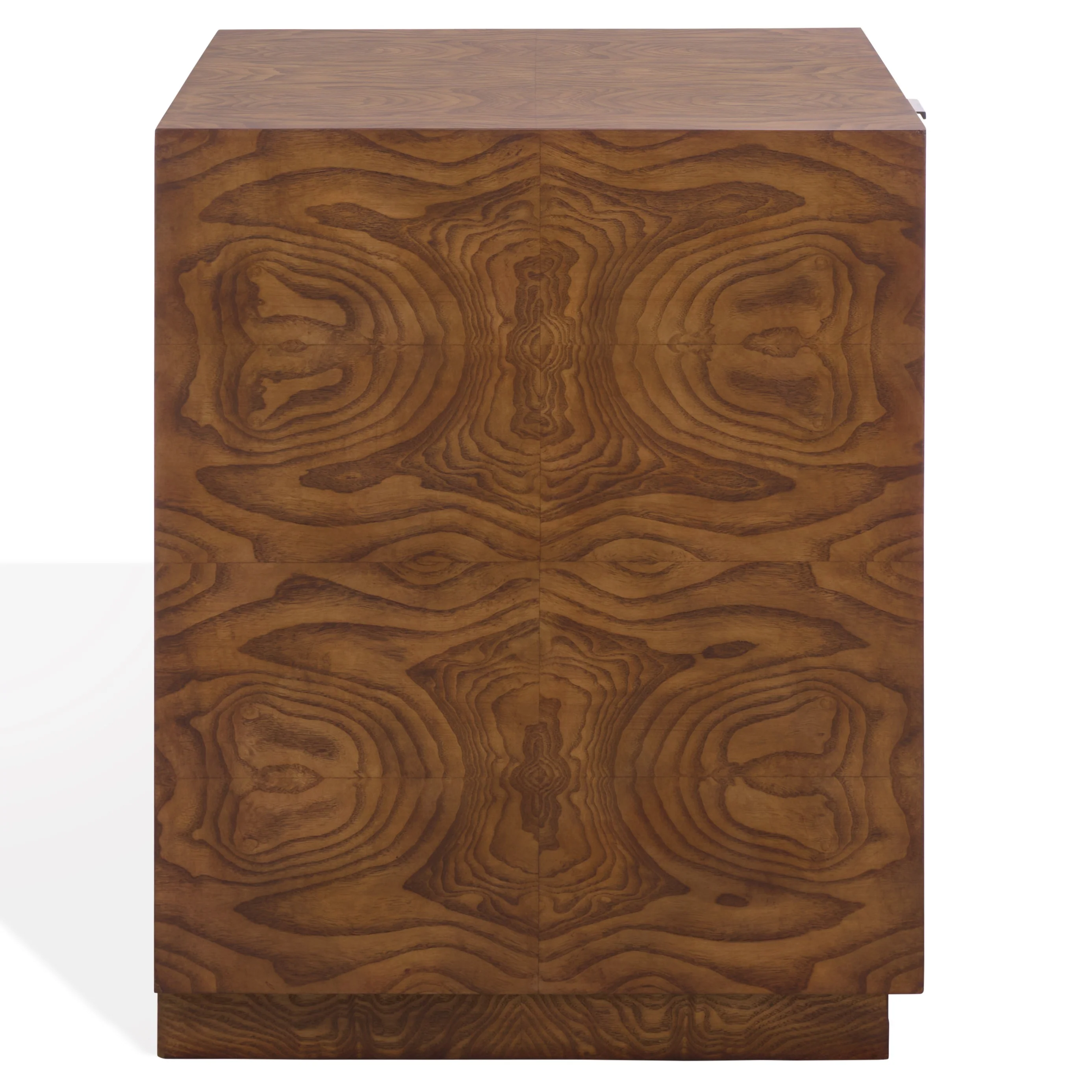 Frankie Burl 2 Drawer Nightstand - Image 4