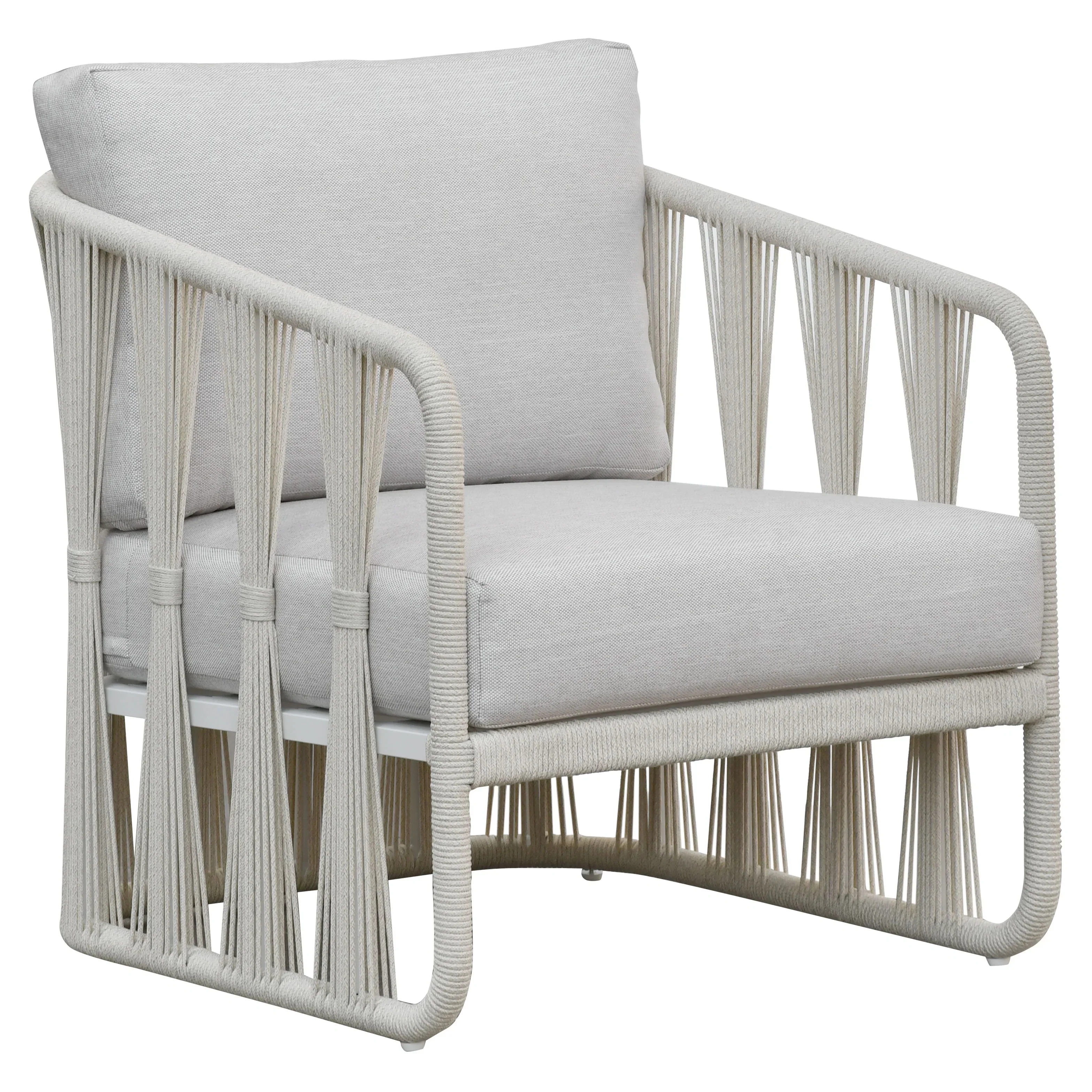 Franklyn Rope And Aluminum Patio Chair - Image 3