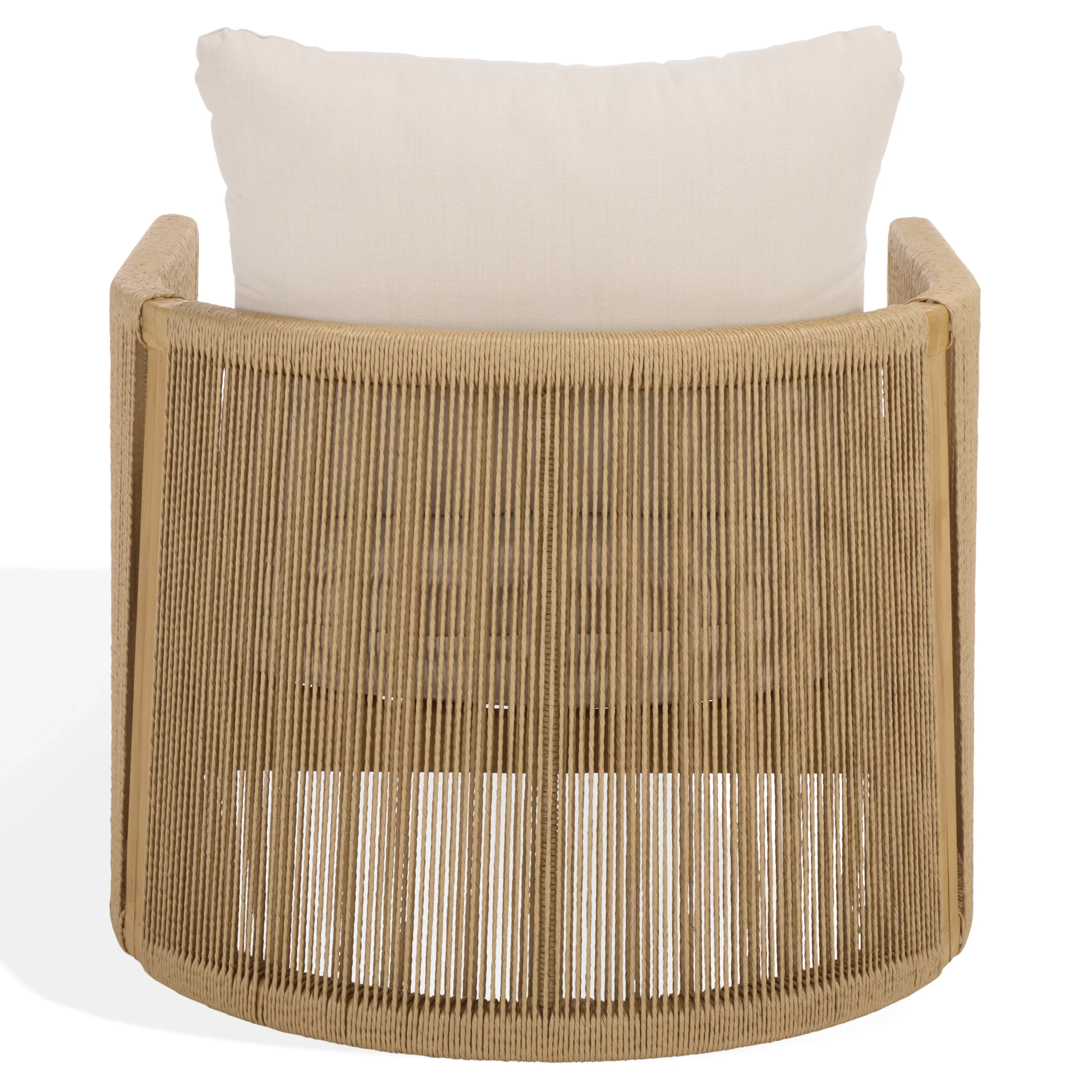 Gale Teak And Hyacinth Patio Chair - Image 4