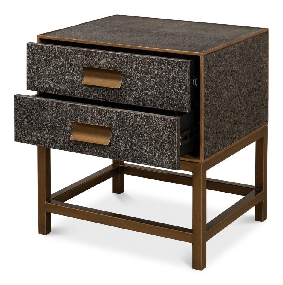 Gideon Shagreen Side Table - Image 3