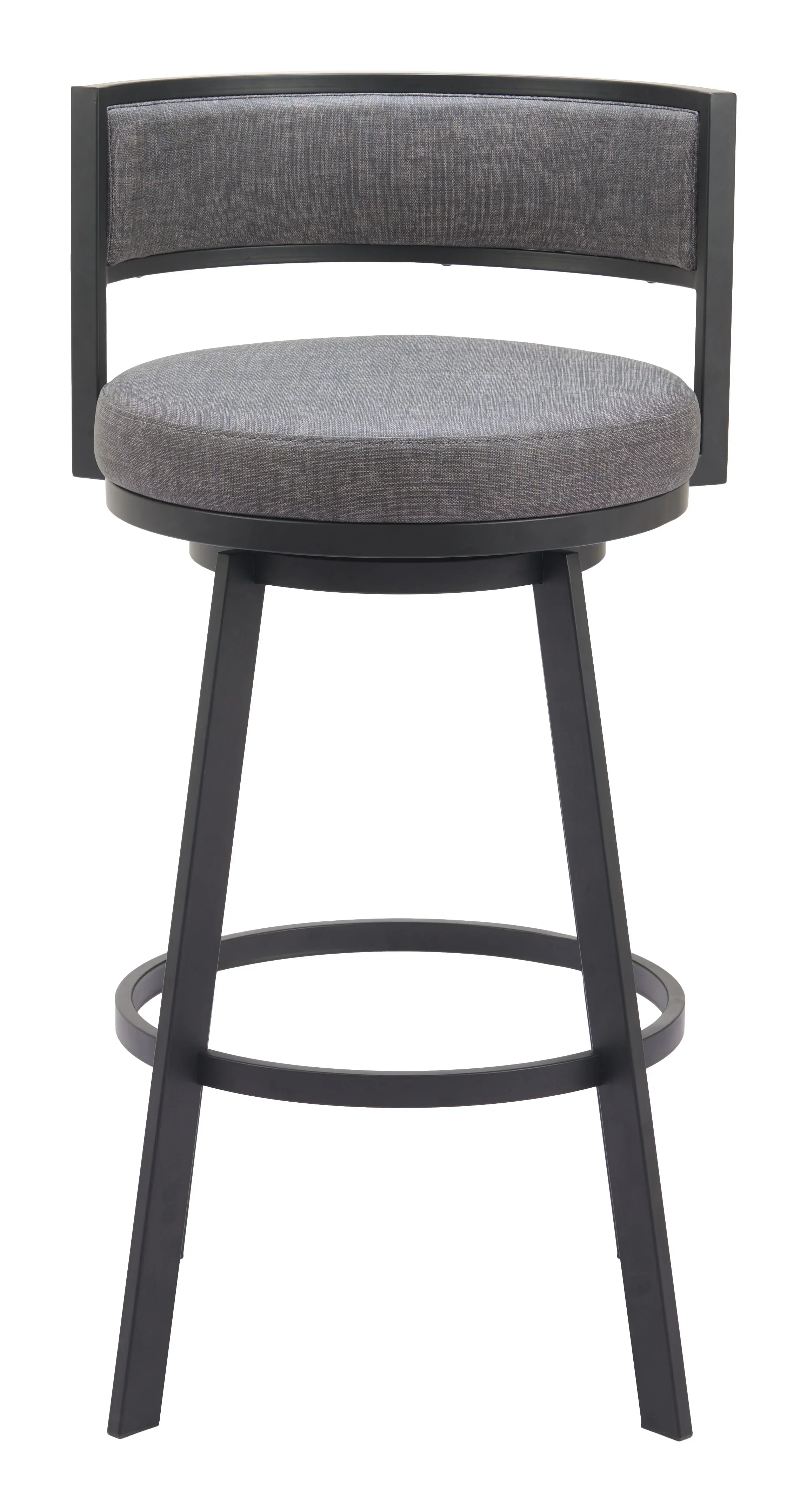 Gimsby Swivel Barstool Gray - Image 4