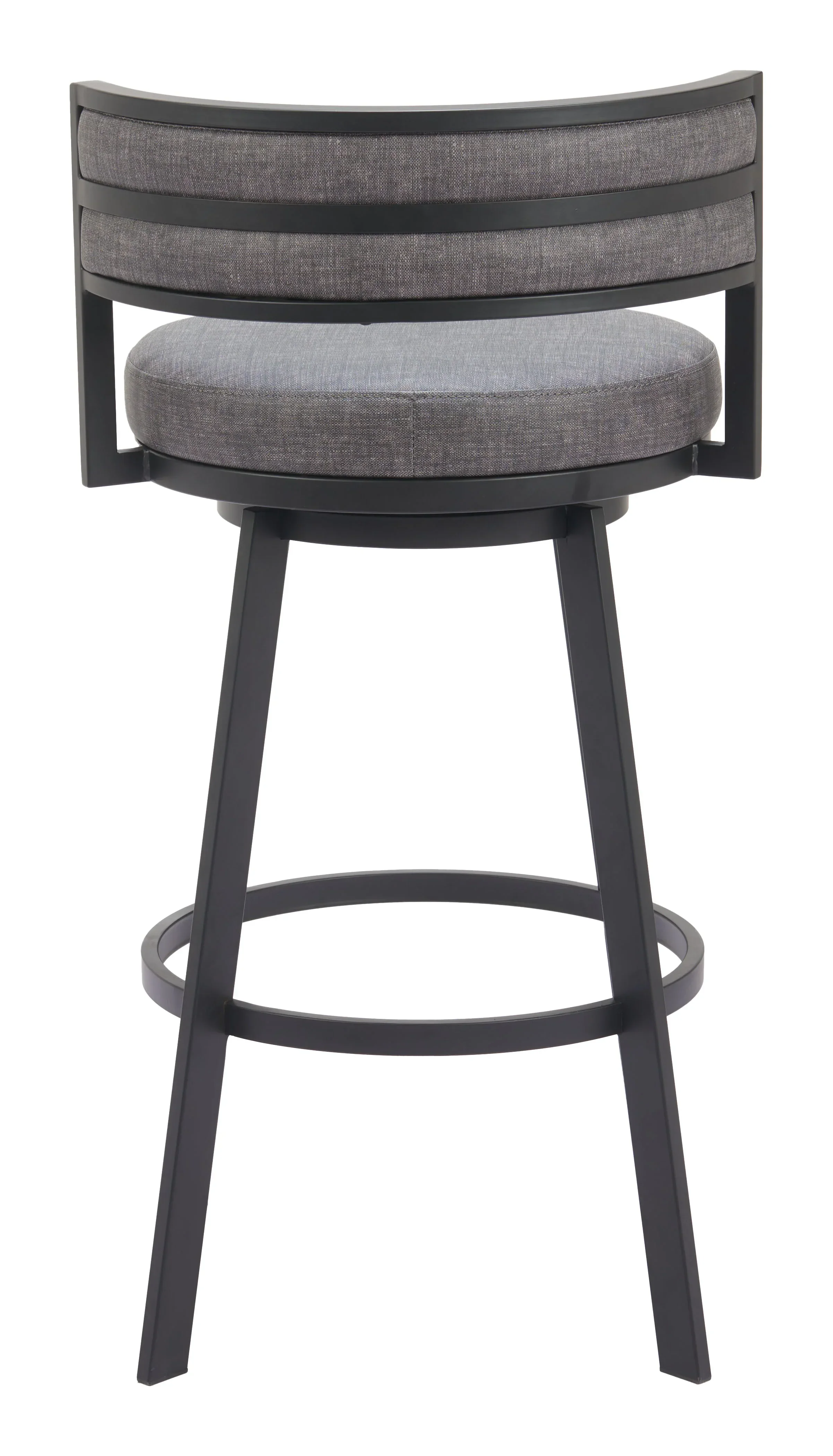 Gimsby Swivel Barstool Gray - Image 5