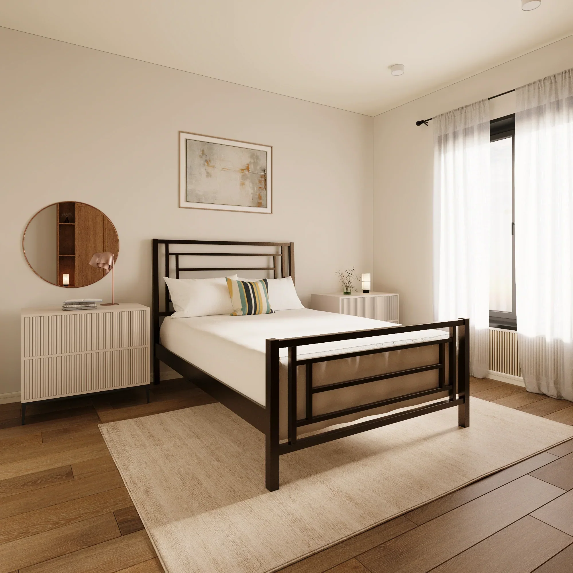 Gloaming Bed with Wood Slats - Image 9