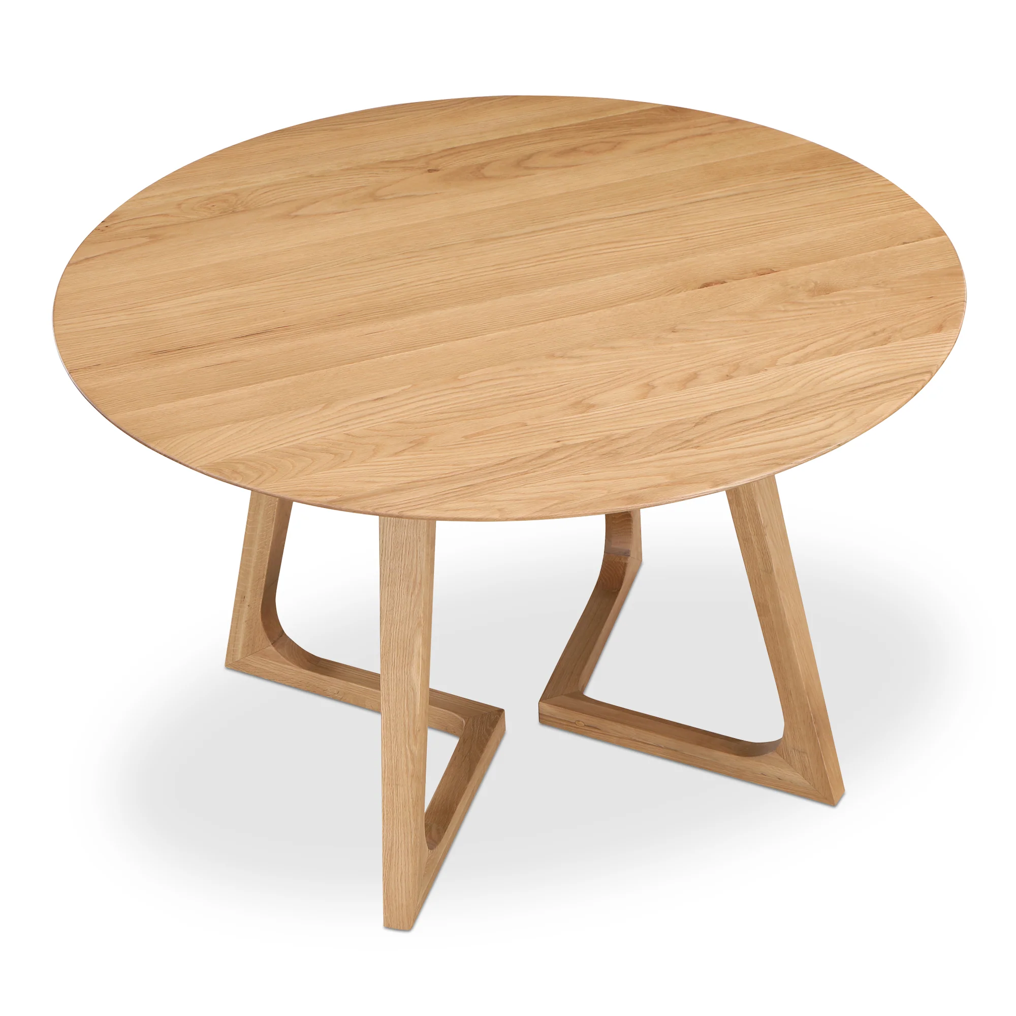 Godenza Dining Table Round Oak - Image 5