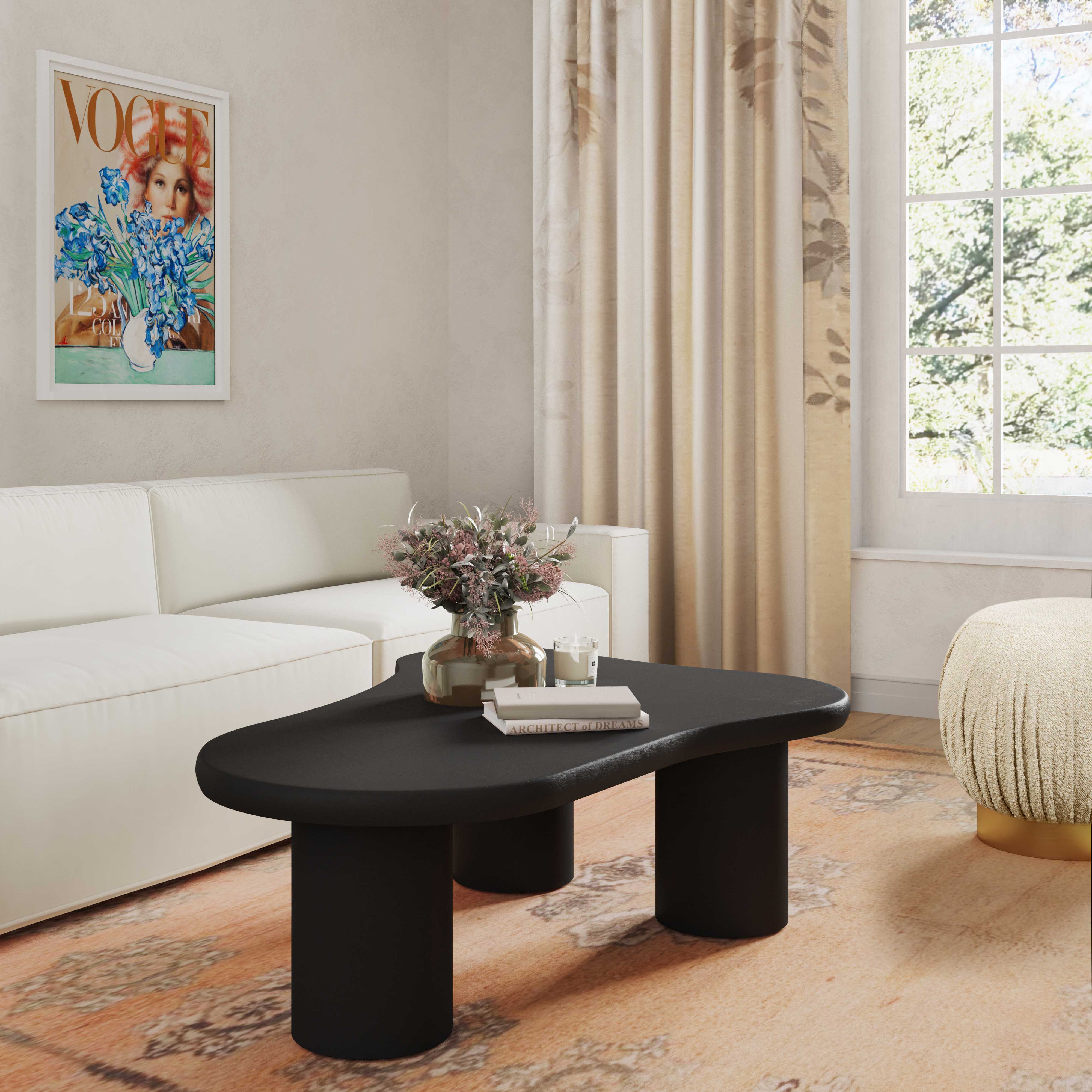 Gotham Onyx Black Coffee Table - Image 2