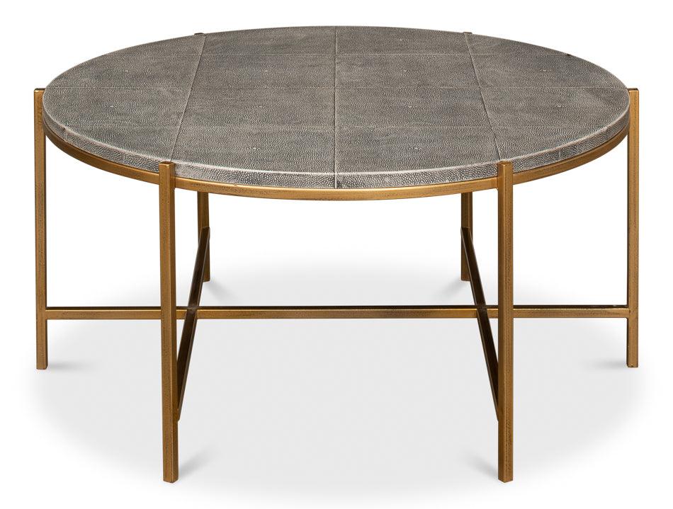 Grey Shagreen Coffee Table - Image 3