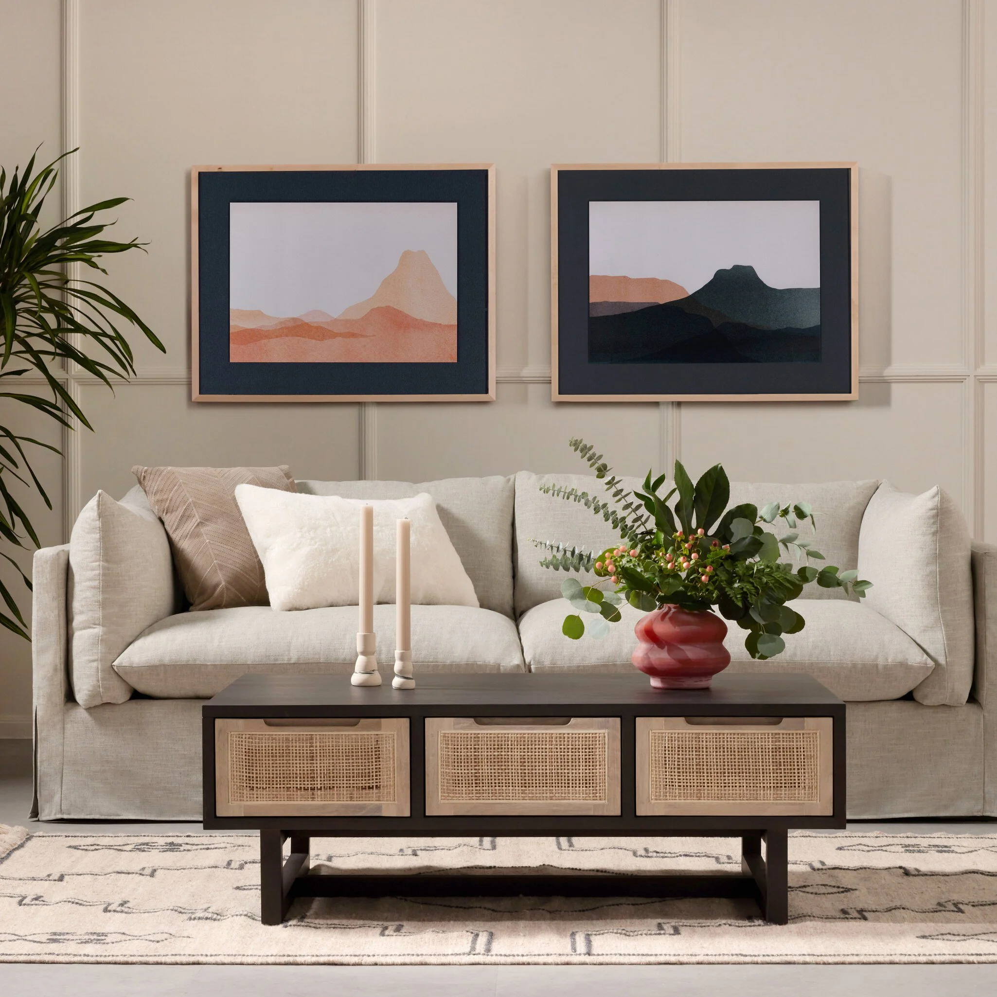 Habitat Slipcover Sofa - Image 7