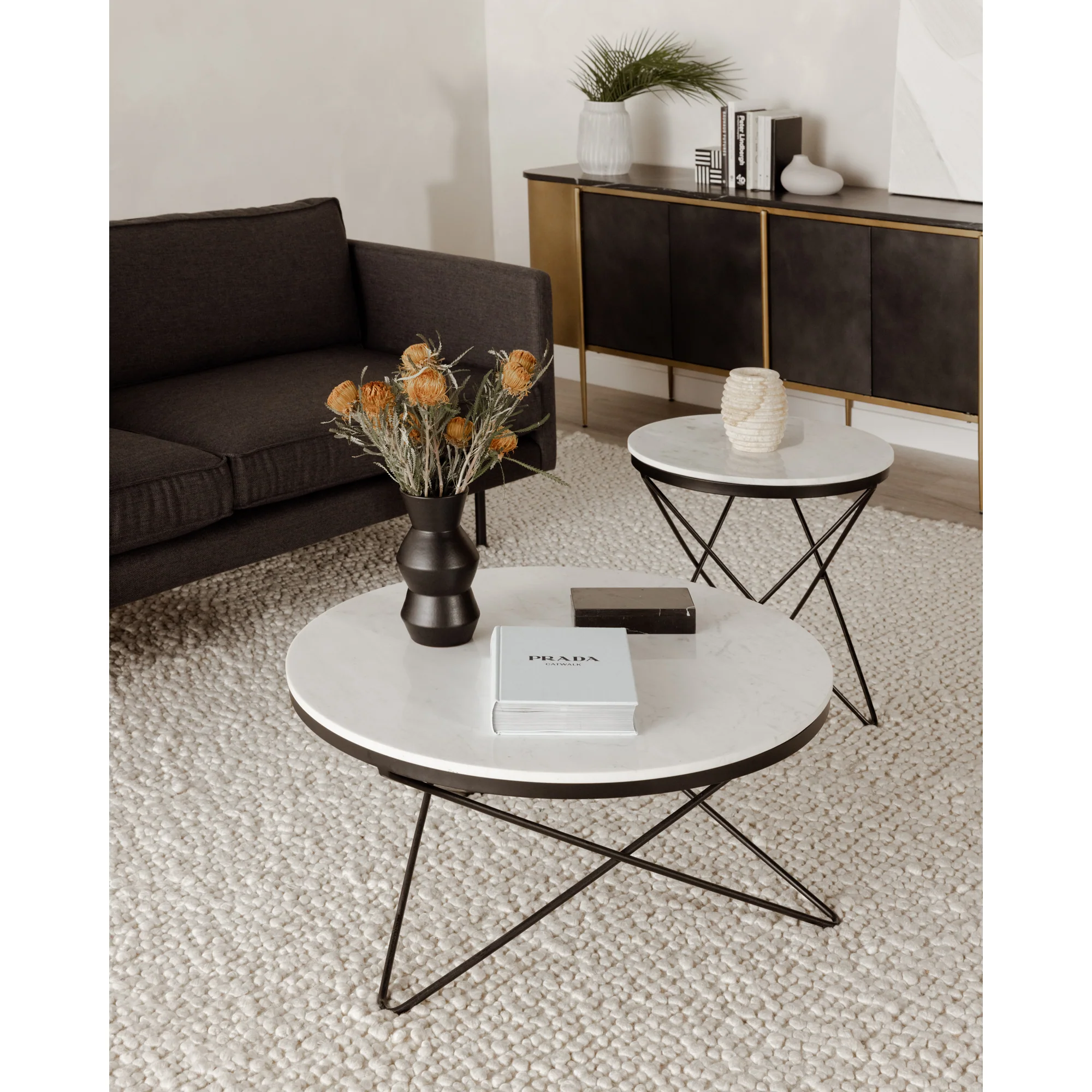 Haley Coffee Table Black Base - Image 2