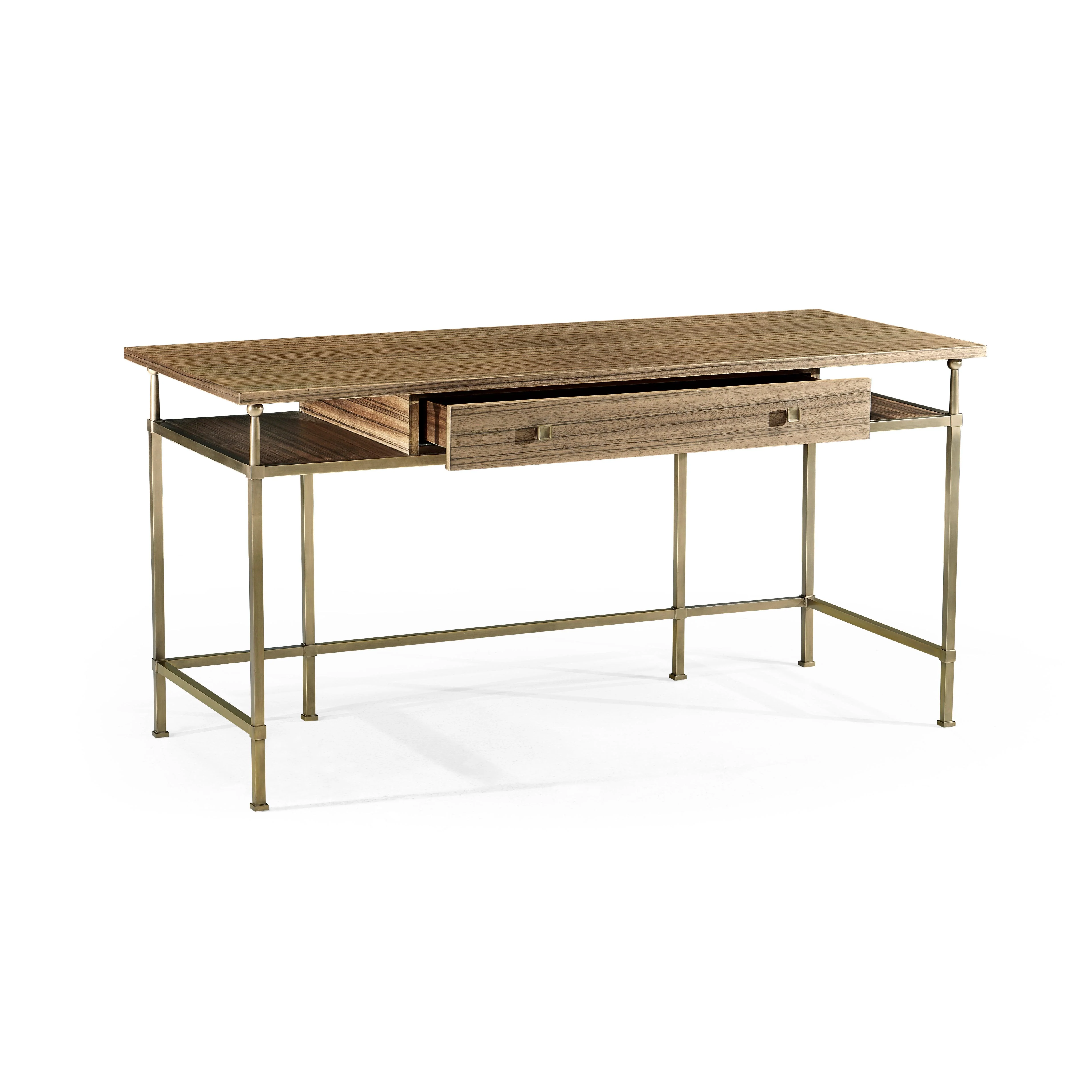 Hamilton Golden Amber Writing Desk - Image 2