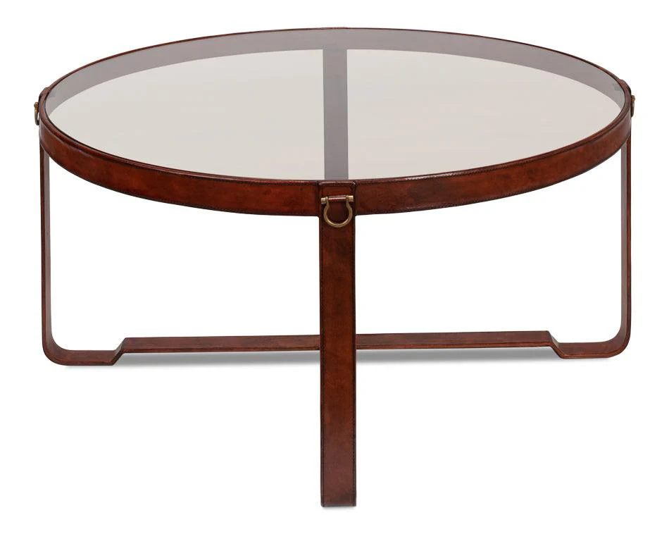 Harness Round Coffee Table - Image 4