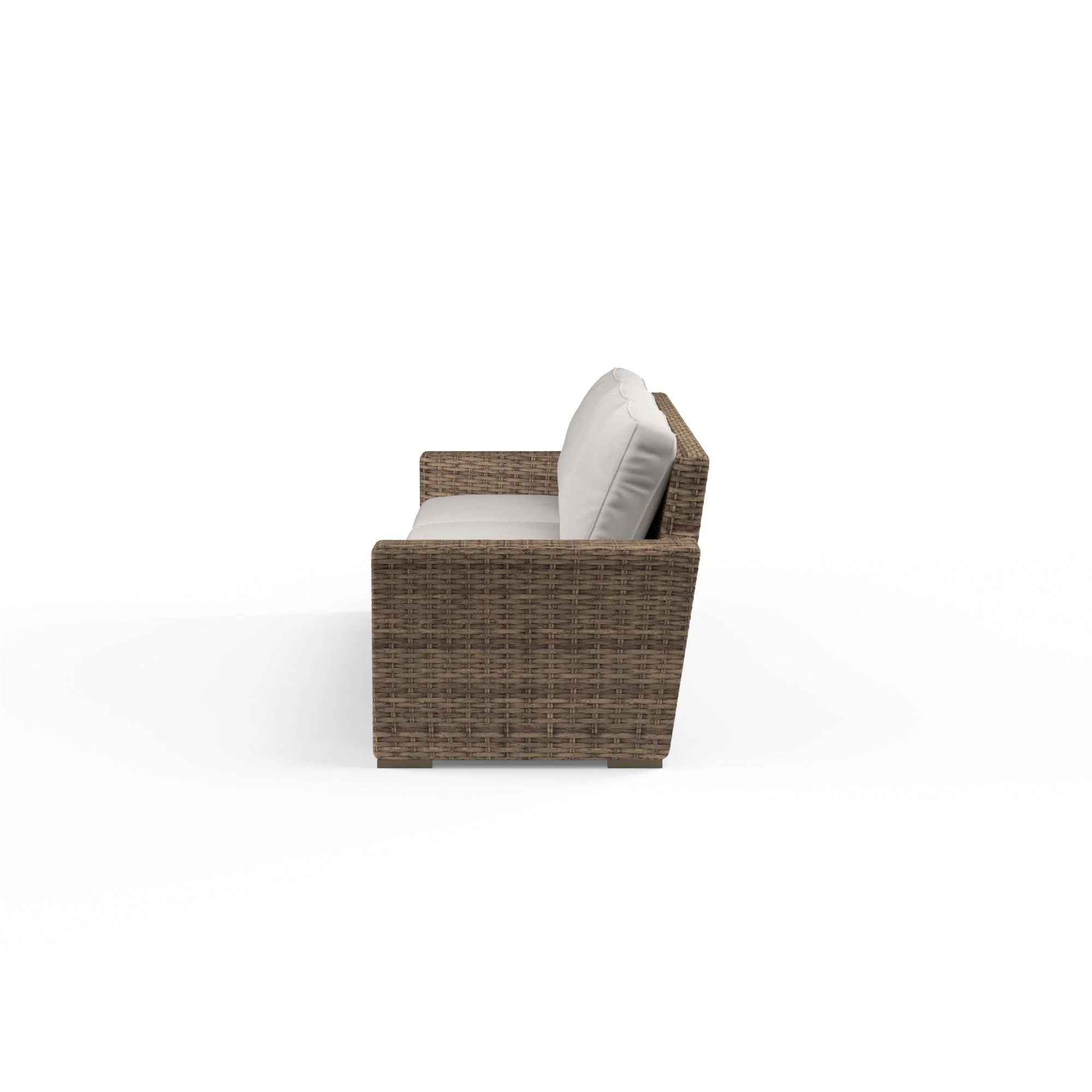 Havana Sofa in Canvas Flax w/ Self Welt - Image 4