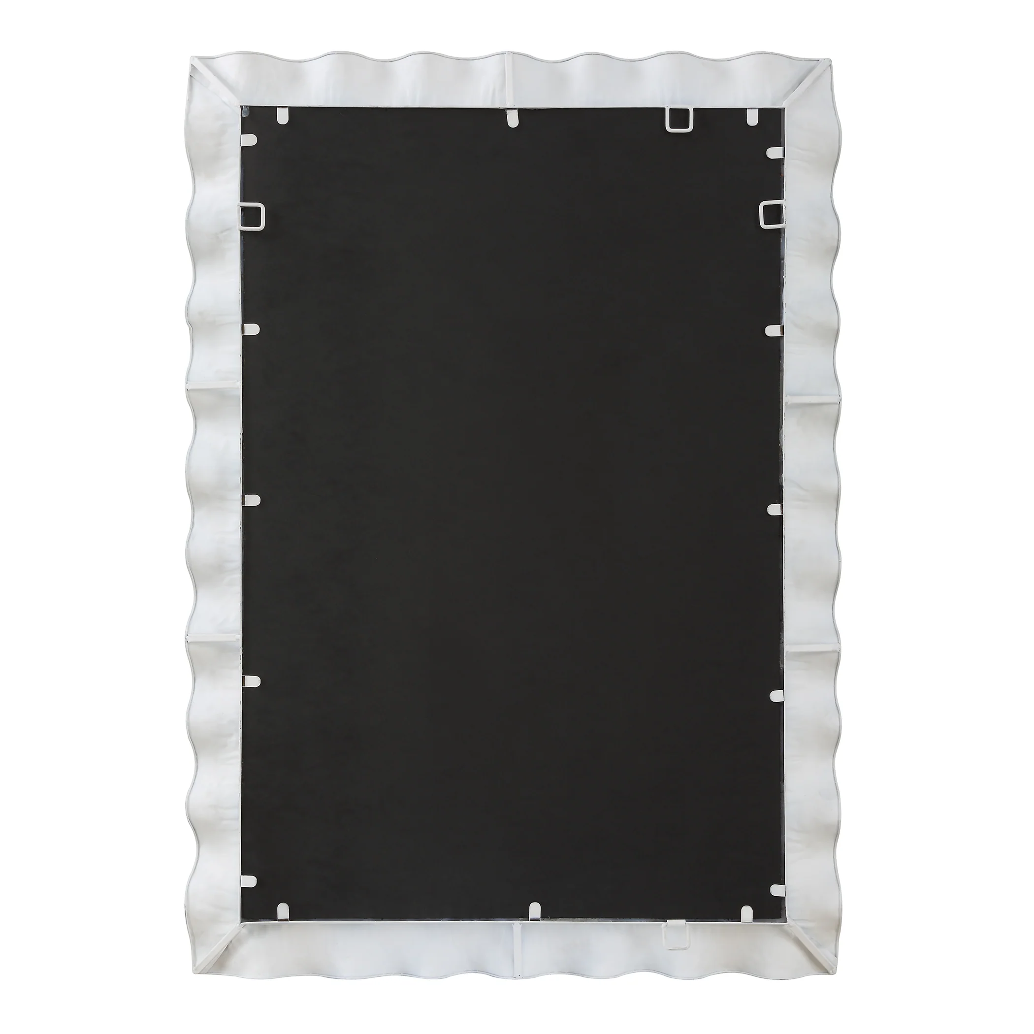 Haya White Scalloped Mirror - Image 7