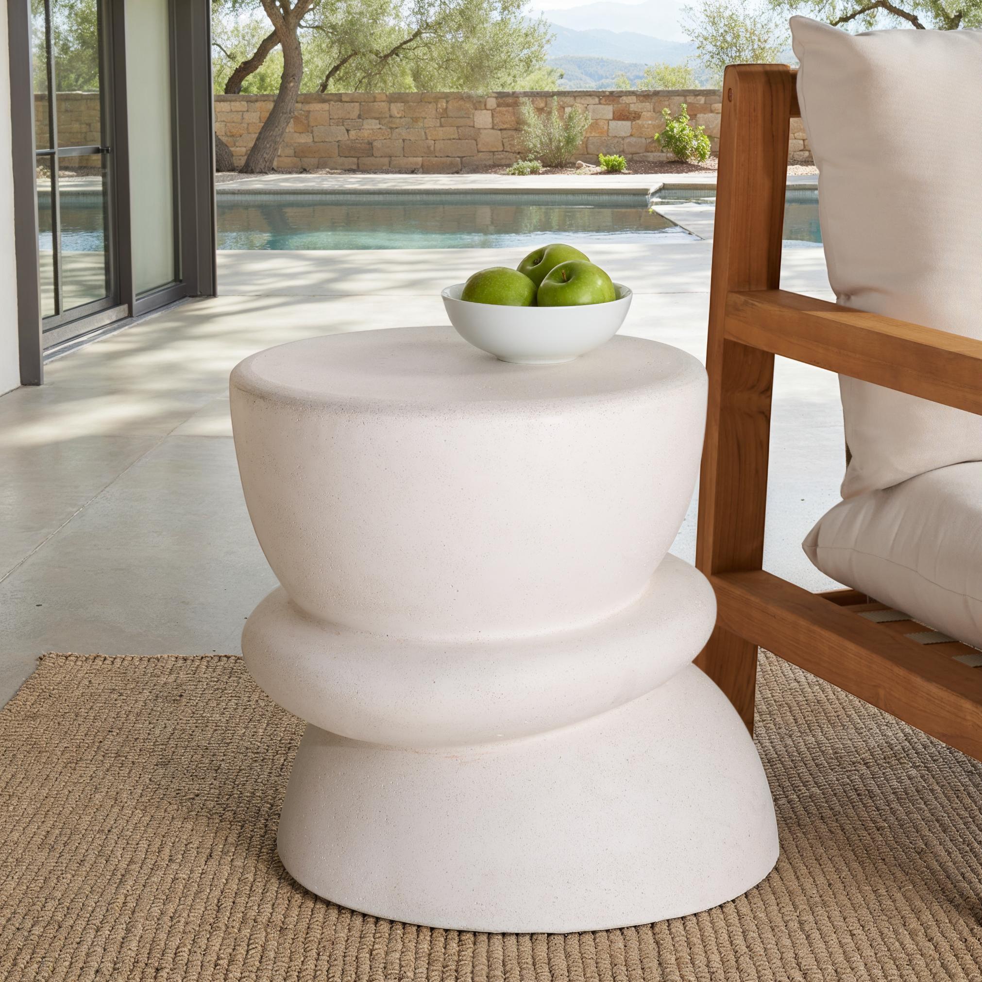 Henrietta Concrete Accent Table - Image 2