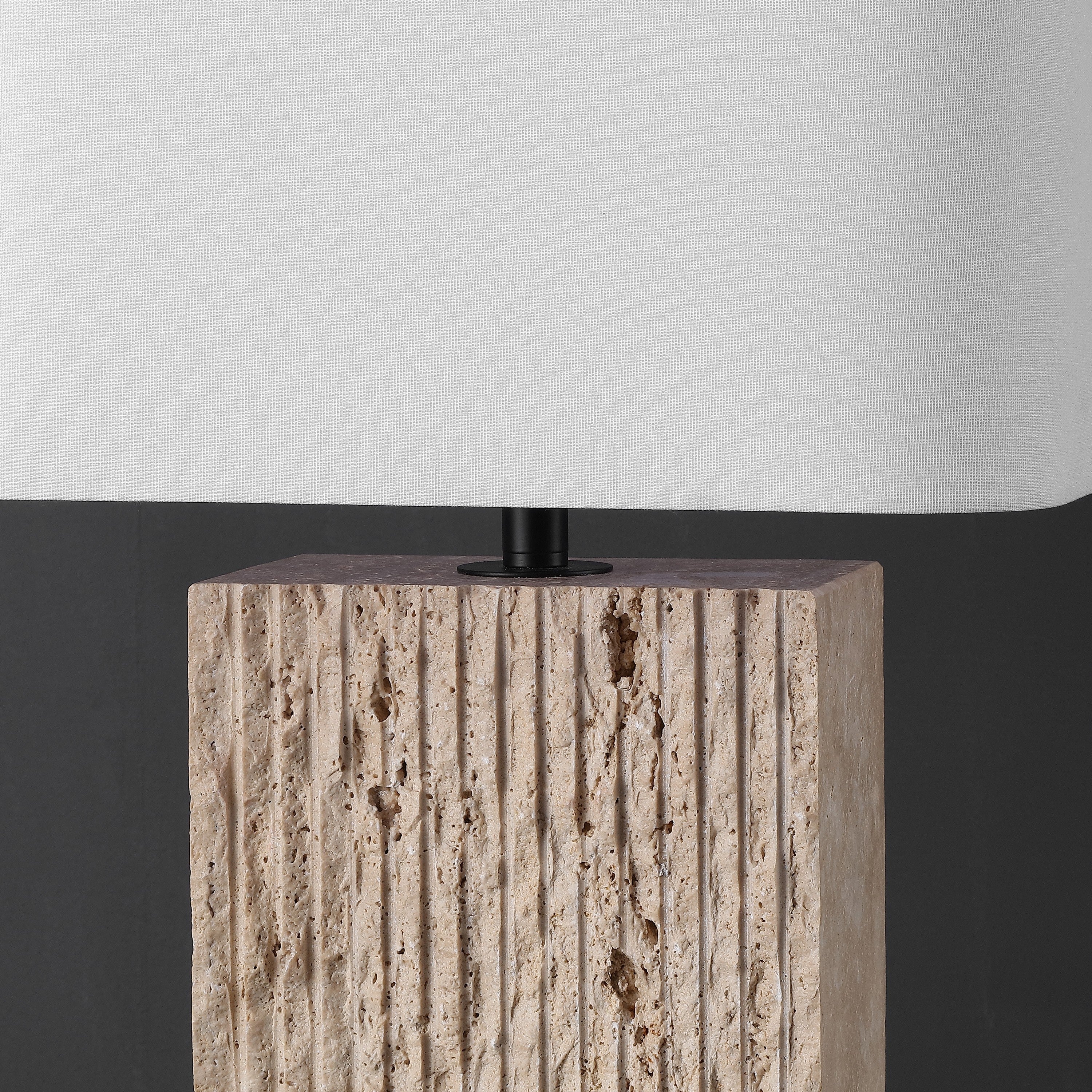 Henry Travertine Table Lamp - Image 8