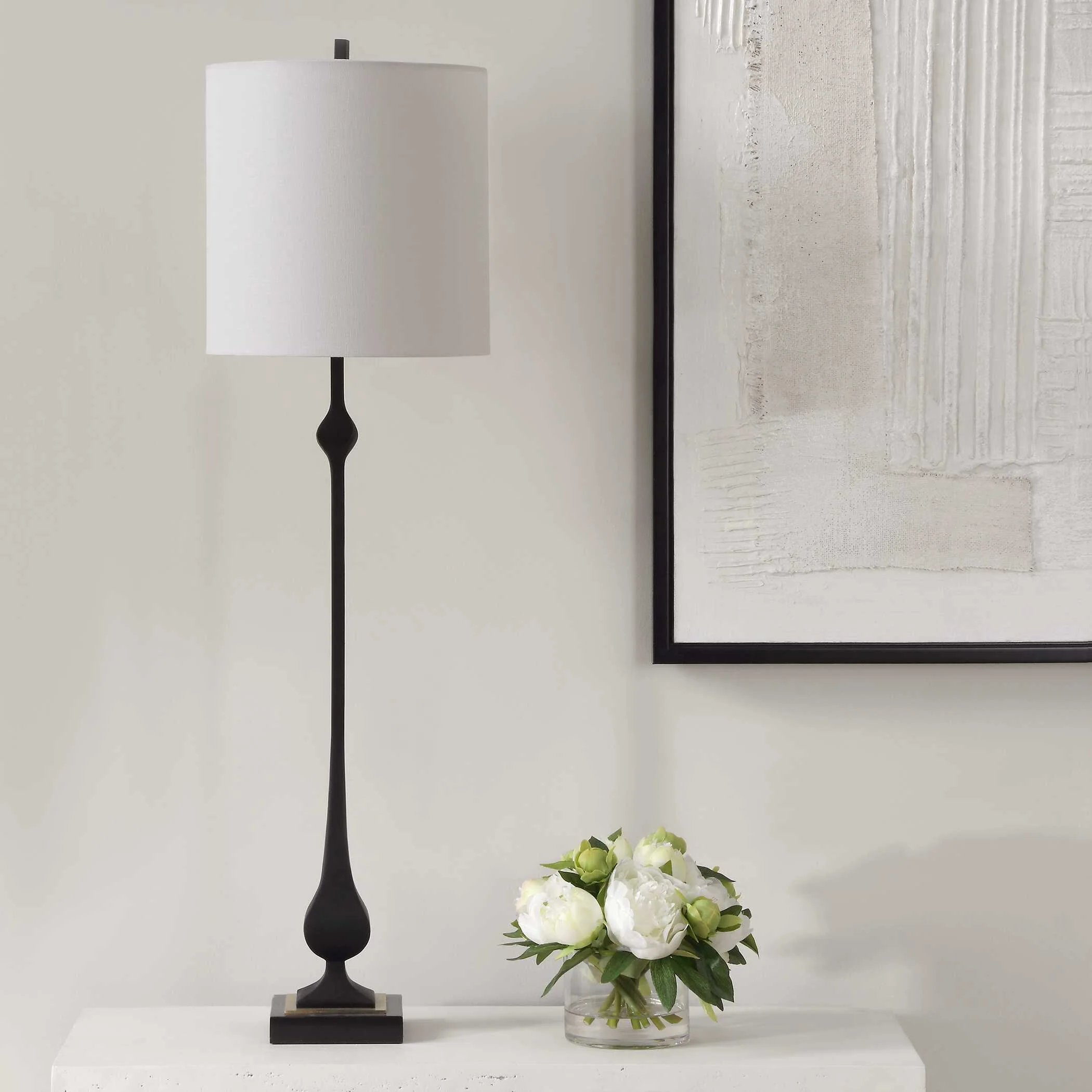 Hightower Black Buffet Lamp - Image 3
