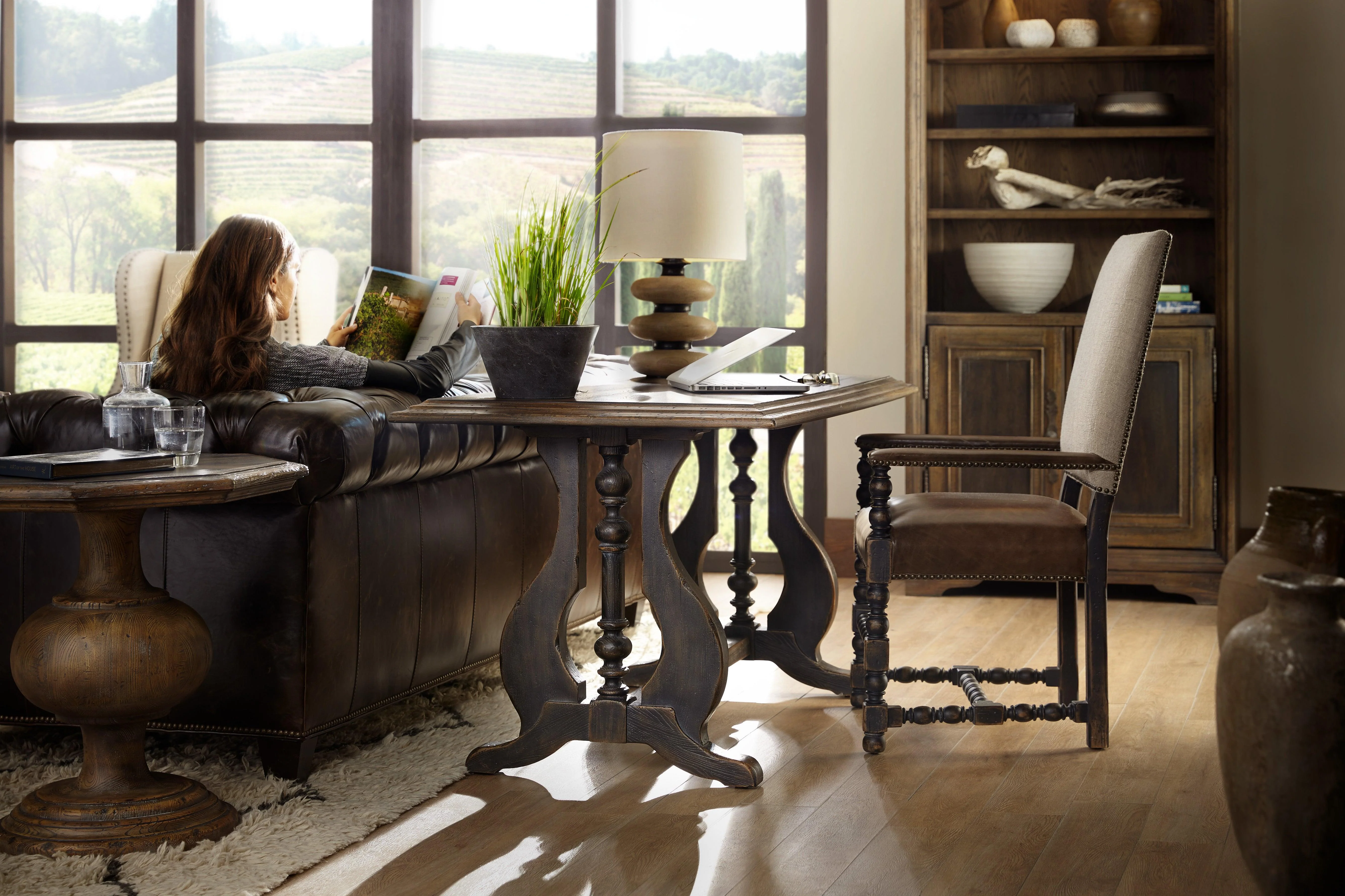 Hill Country Comfort Upholstered Arm Chair - Set of 2 - Image 9