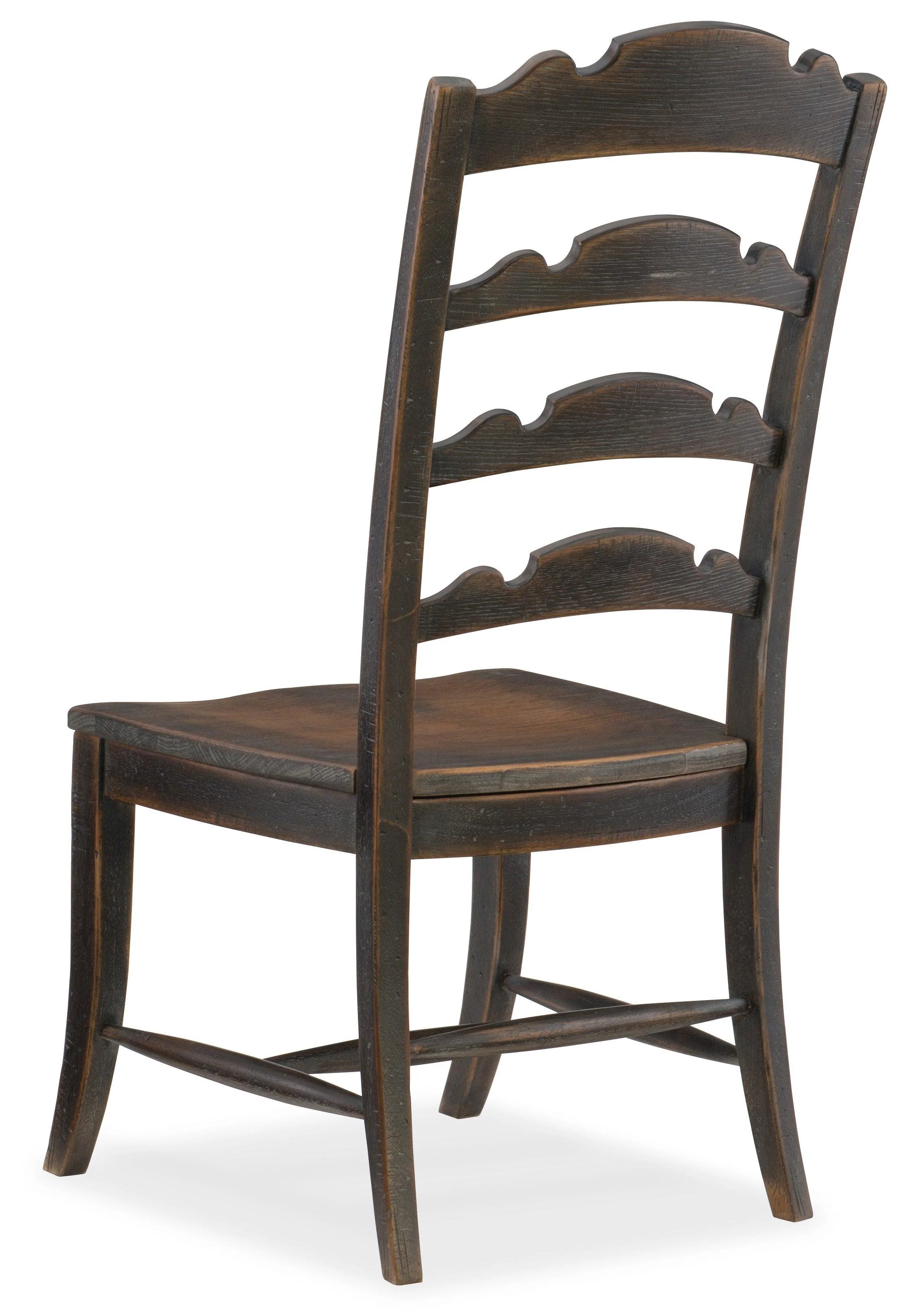 Hill Country Twin Sisters Ladderback Side Chair - Set of 2 - Image 5