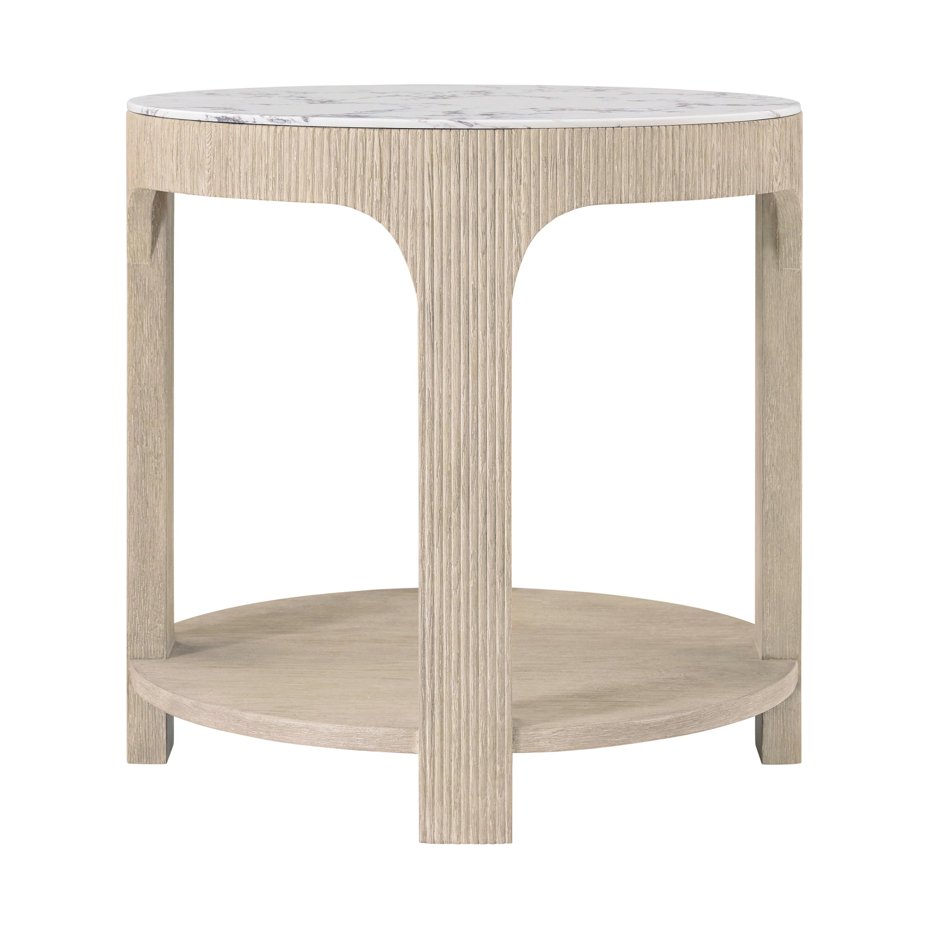 Horizon Round Quartz Side Table - Image 2