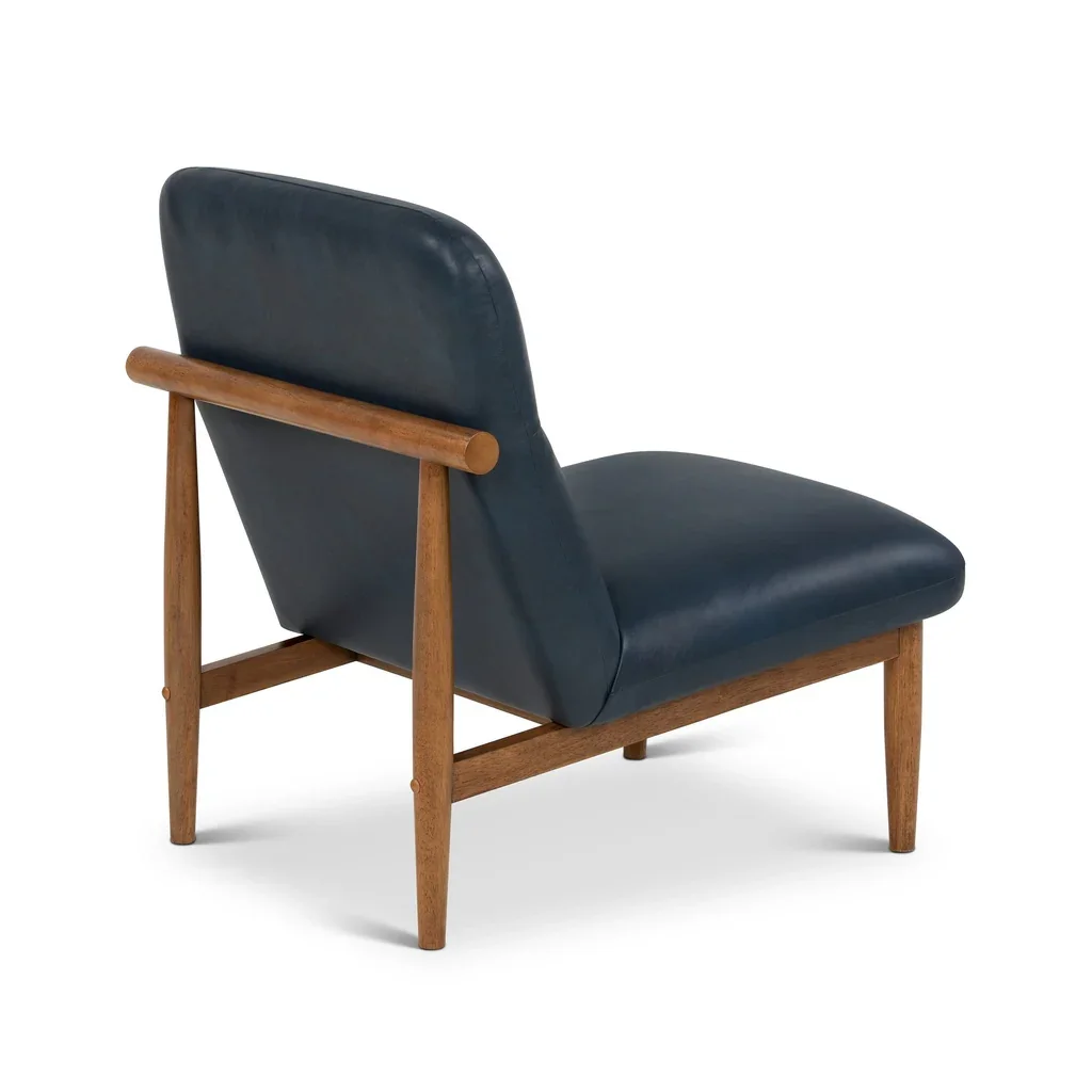 Hudson Leather Accent Chair - Image 3