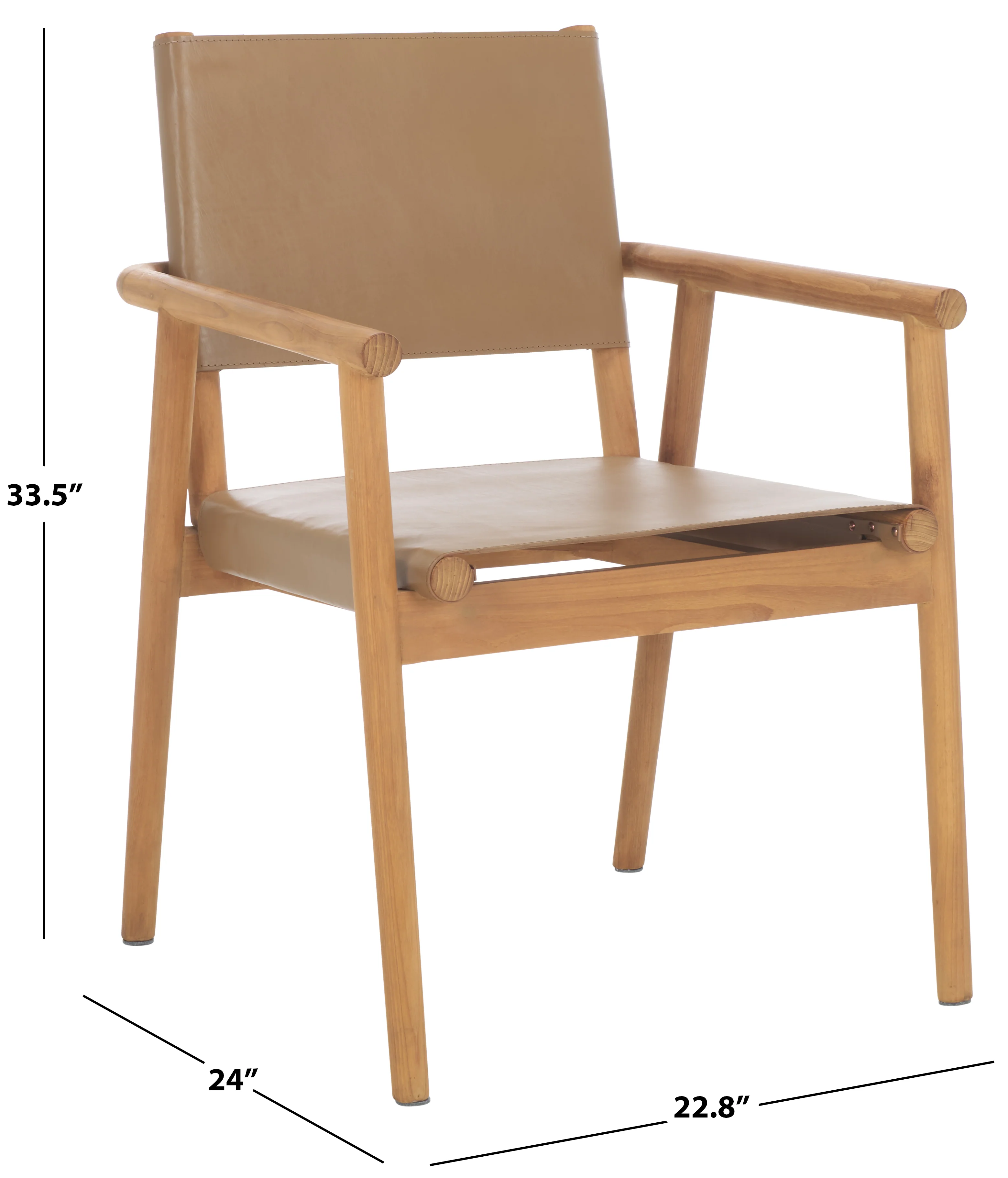 Hutson Leather Dining Chair - Image 15