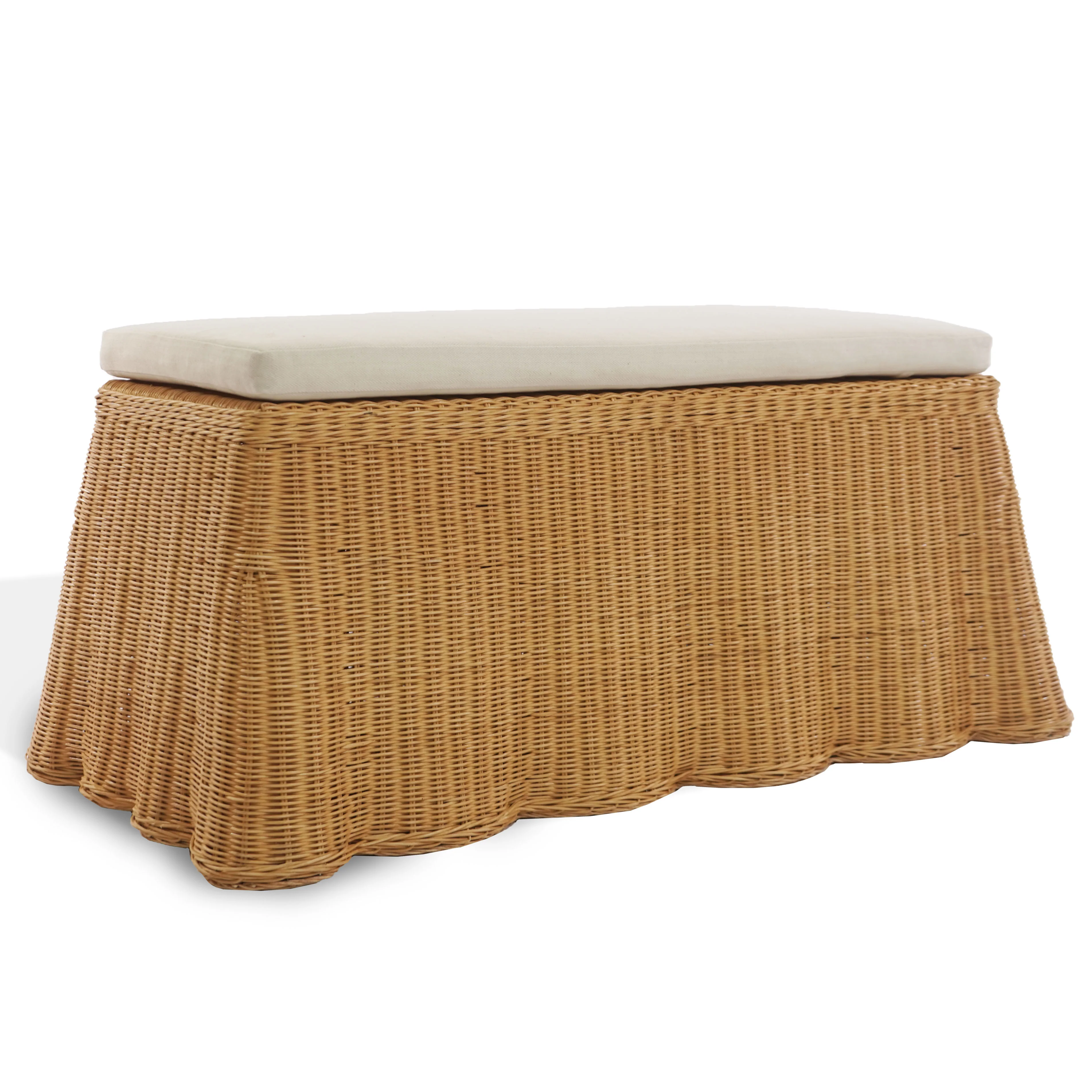 Hylda Rattan Bench - Image 4