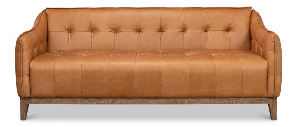 Isaac Leather Sofa - Image 2
