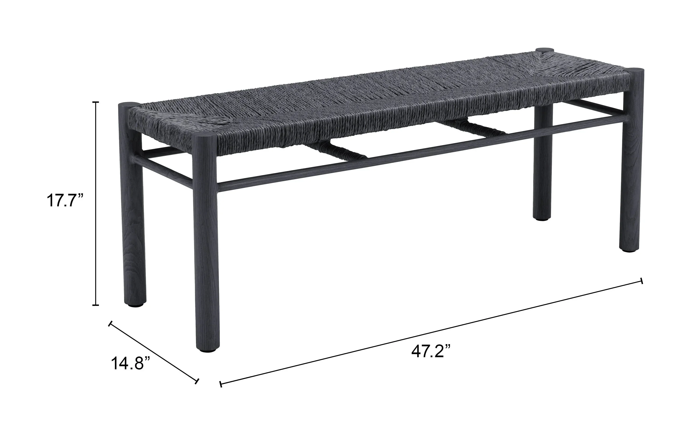 Iska Bench Black - Image 6