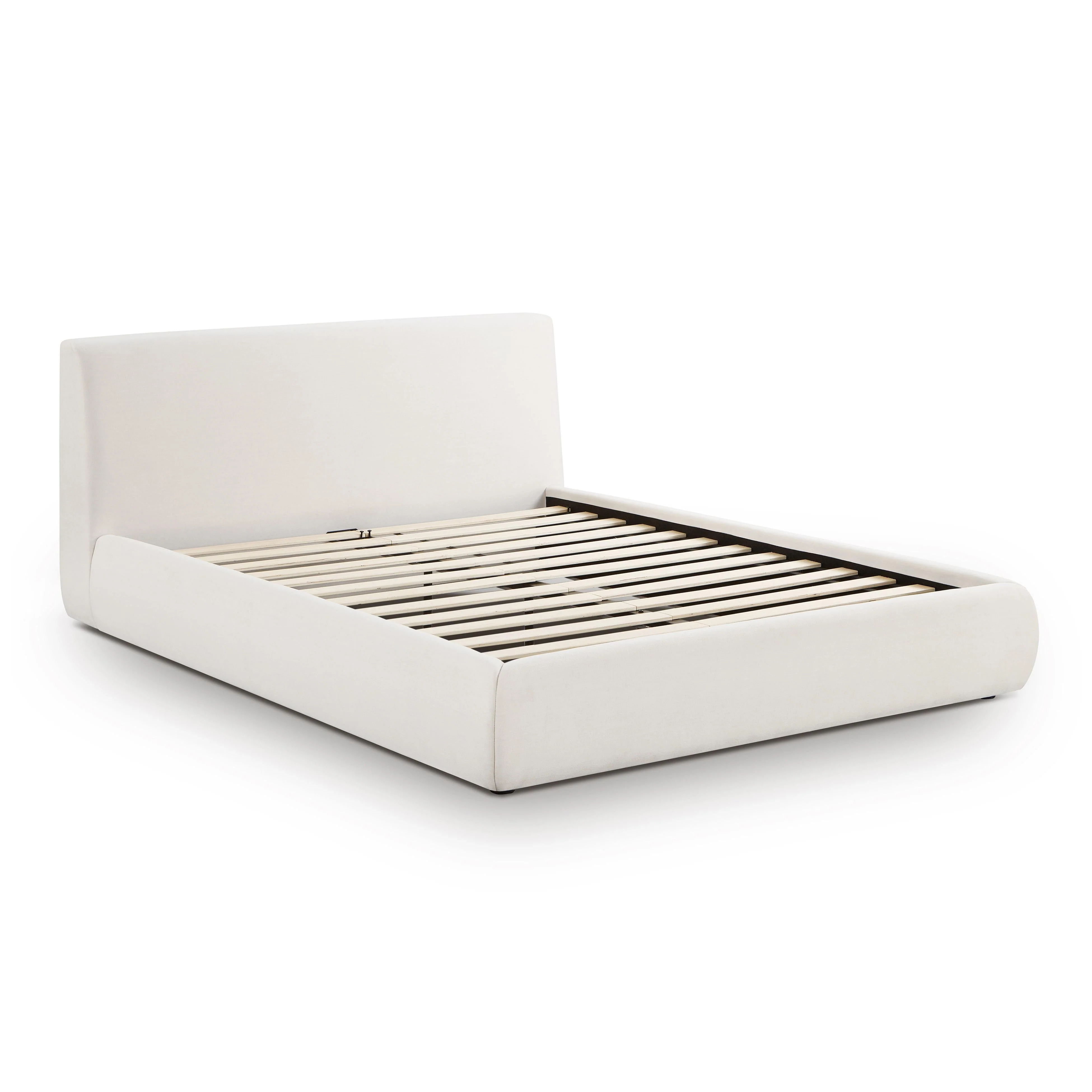 Isla Cream Upcycled Performance Linen Bed - Image 5