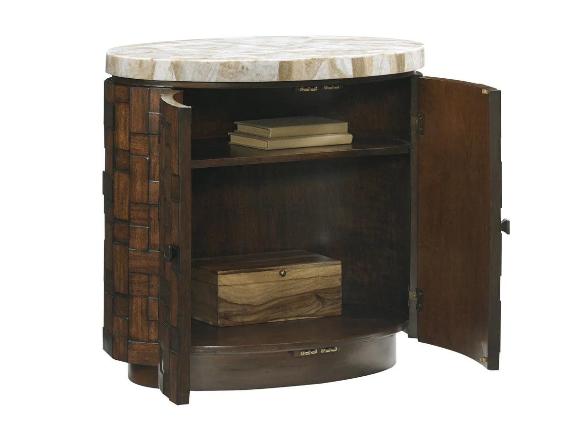 Island Fusion Banyan Oval Accent Table - Image 3