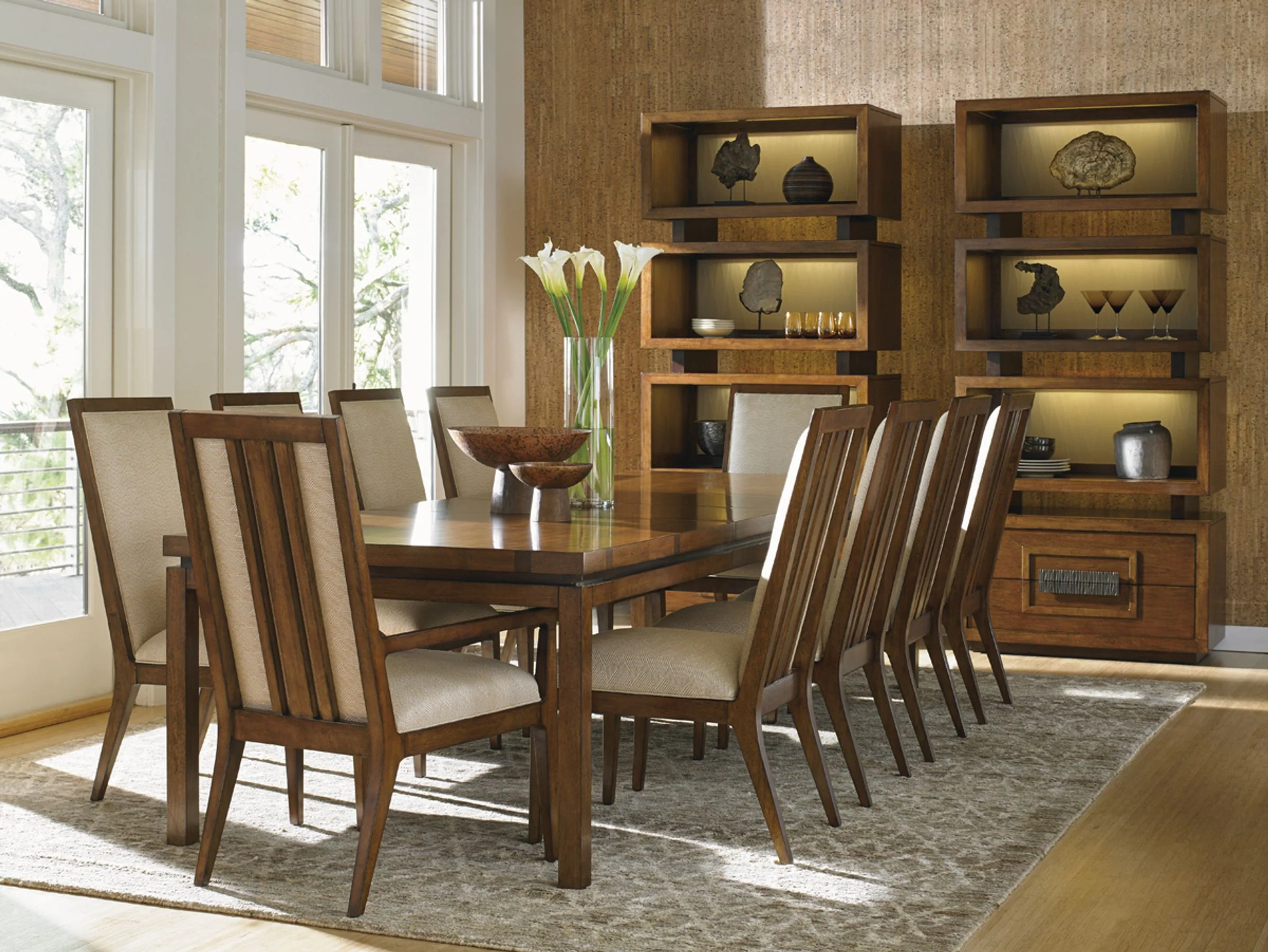 Island Fusion Natori Slat Back Side Chair - Image 2