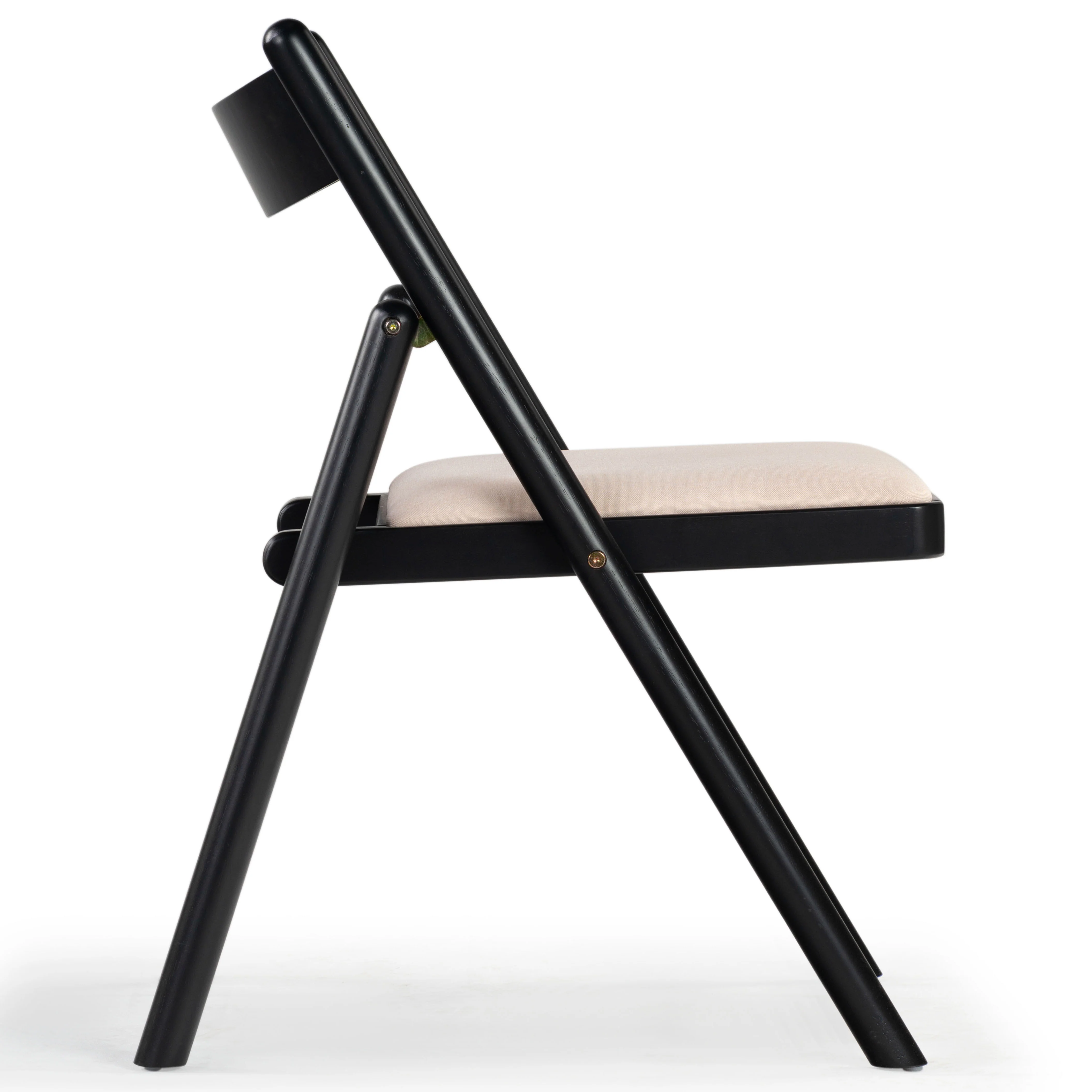 Jacie Linen Seat Folding Chair - Set of 2 - Image 6