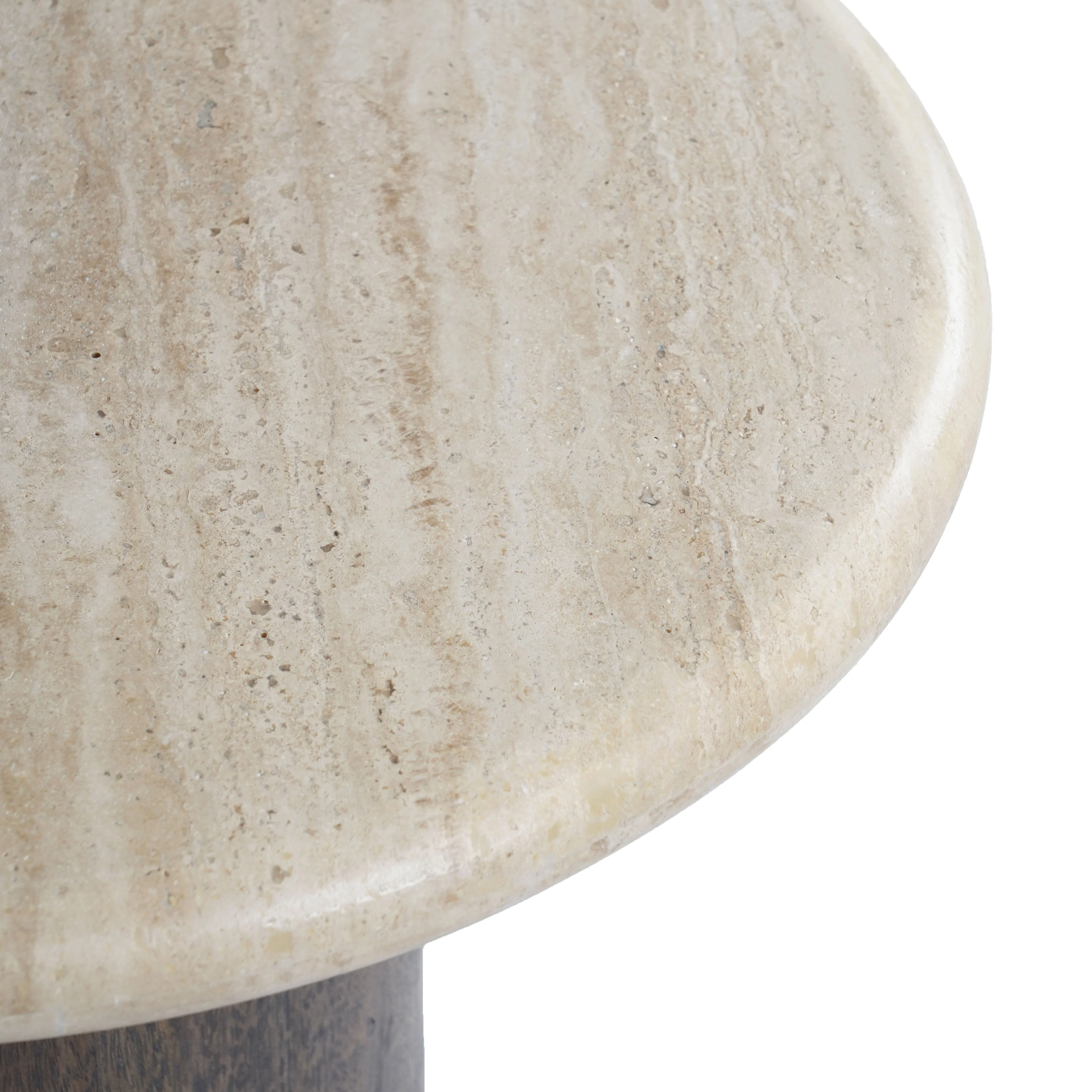 Jennamira Travertine Top Accent Table - Image 6