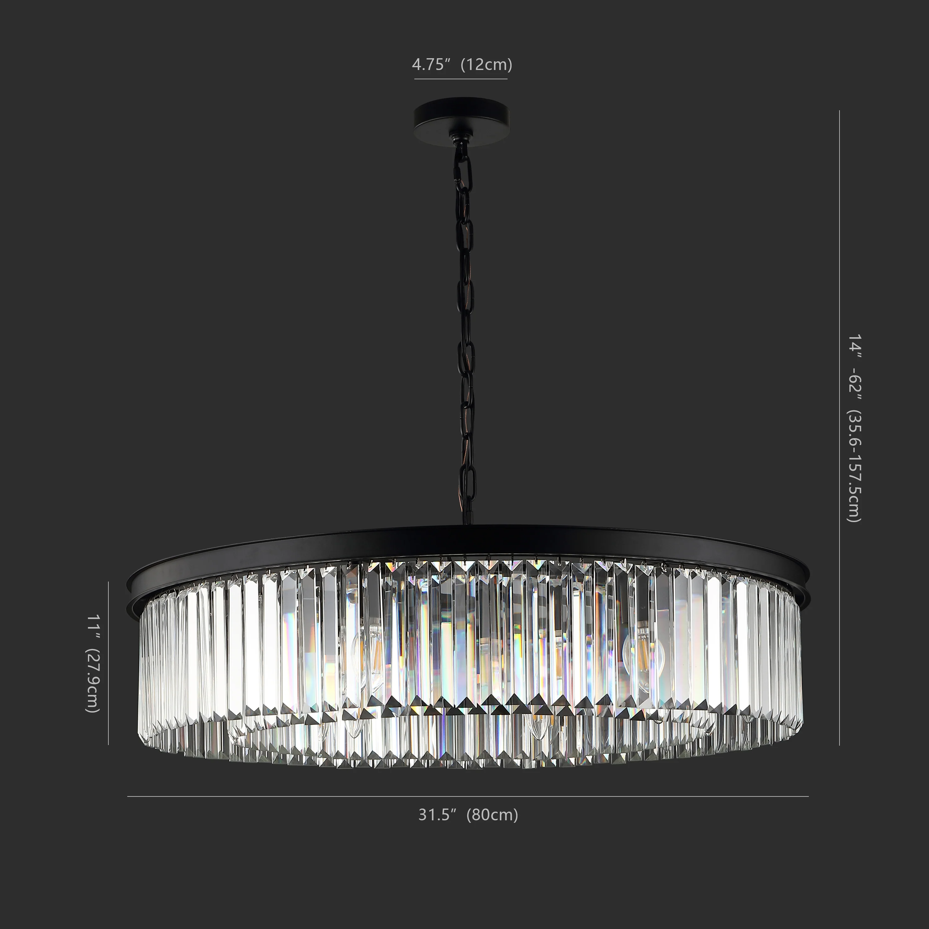 Jennaya Crystal Chandelier - Image 4