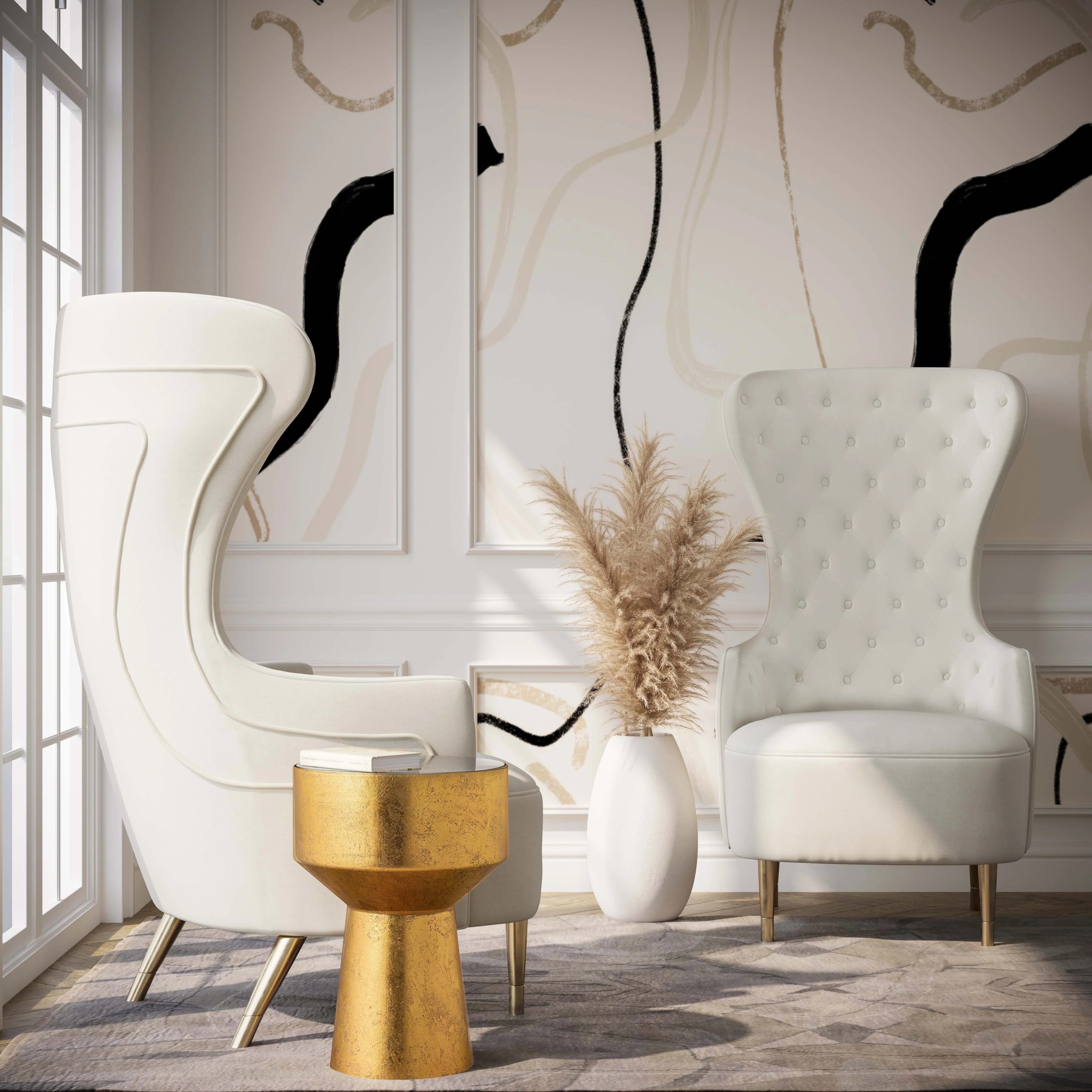 Jezebel Wingback Chair - Image 2