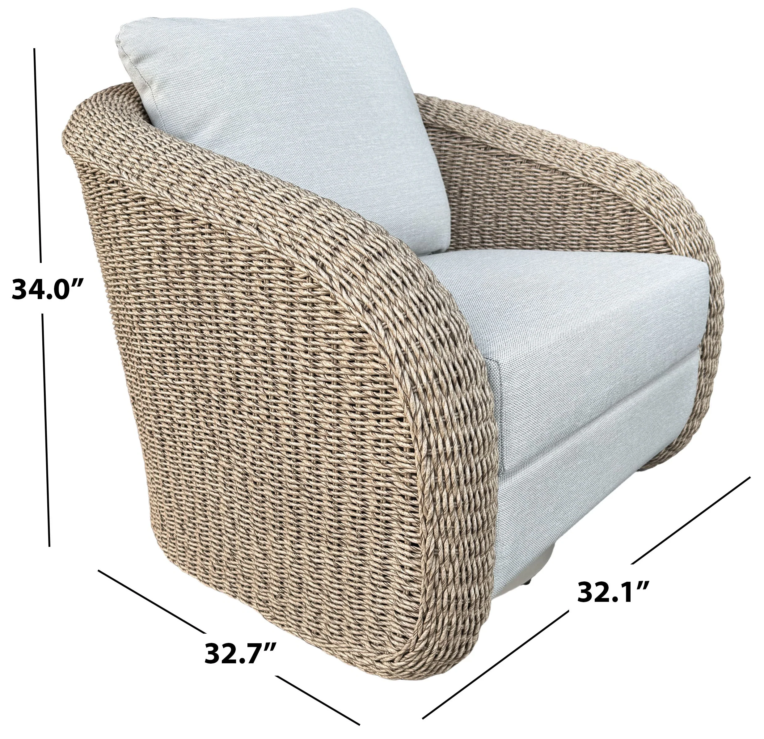 Jilina Swival Patio Chair - Image 5