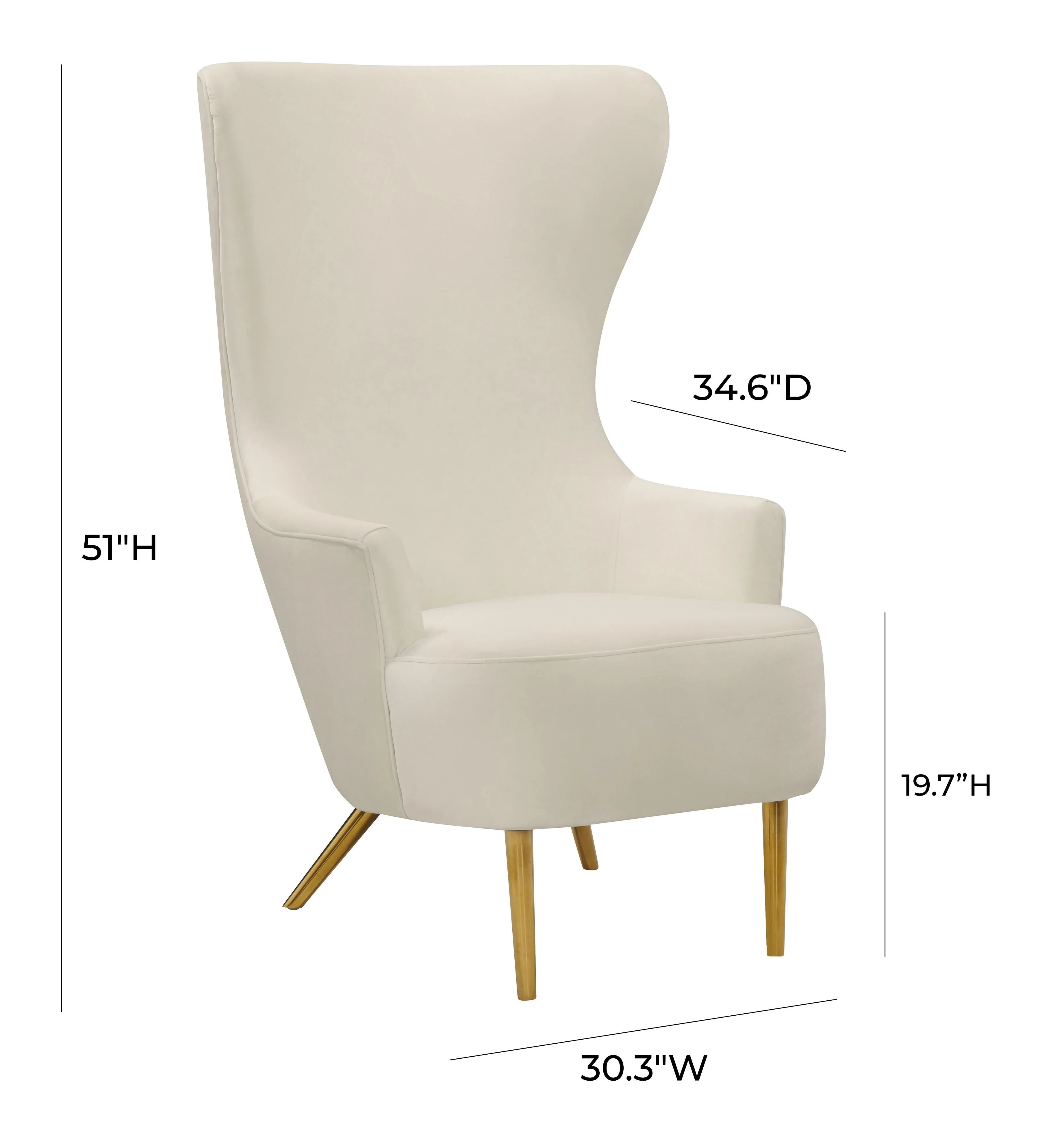 Julia Wingback Chair - Image 11