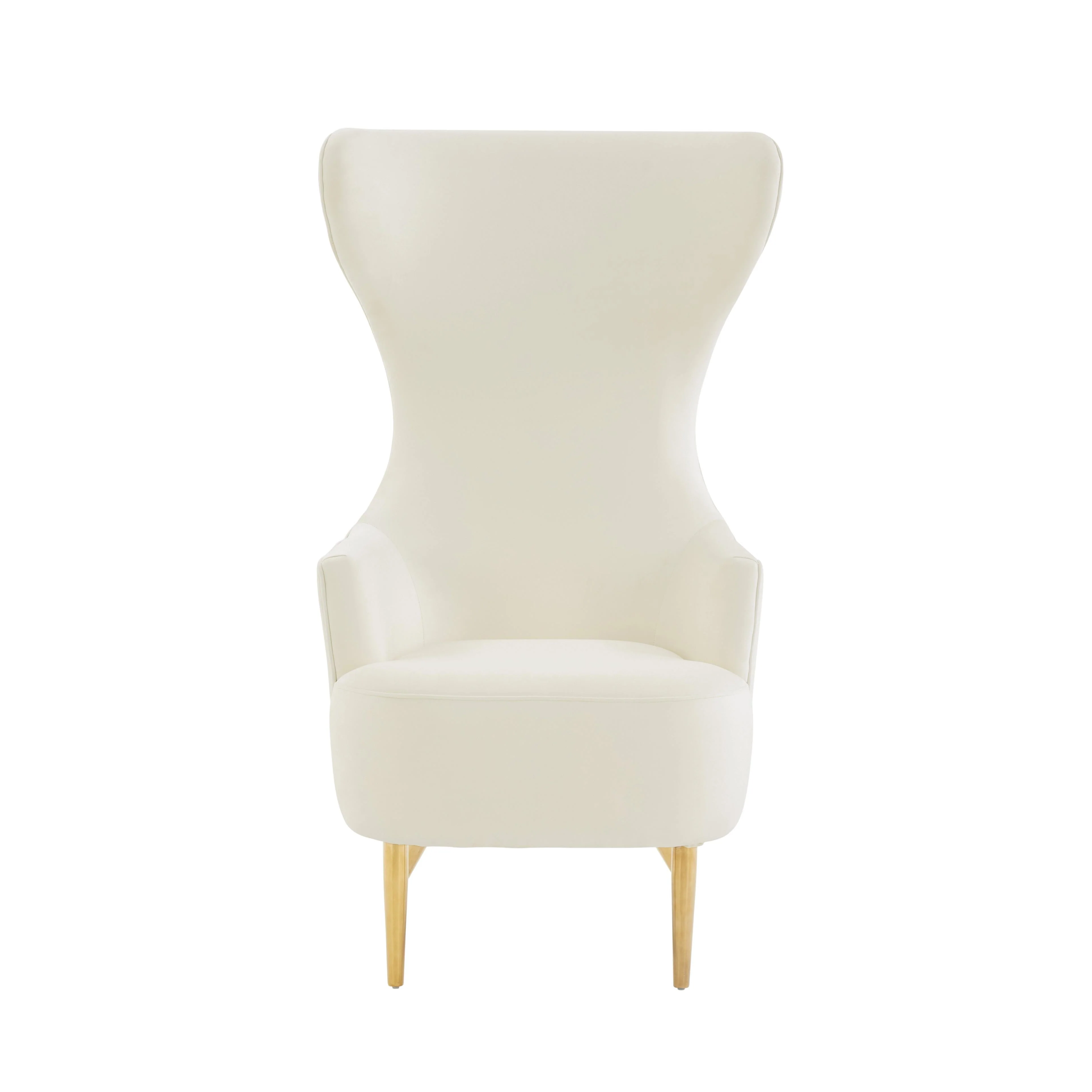 Julia Channel Tufted Wingback Chair - Image 3