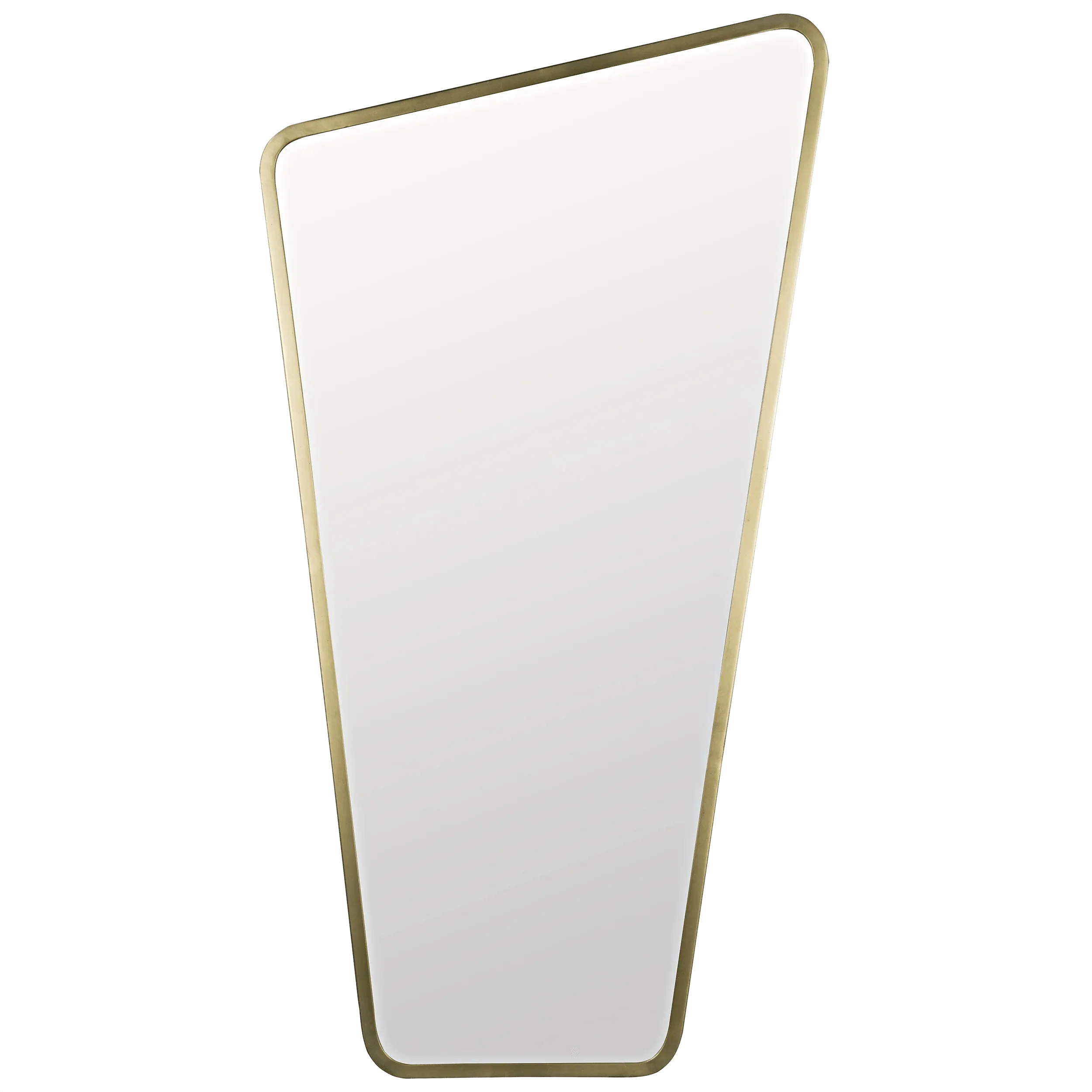 Juliet Mirror, Steel with Brass Finish