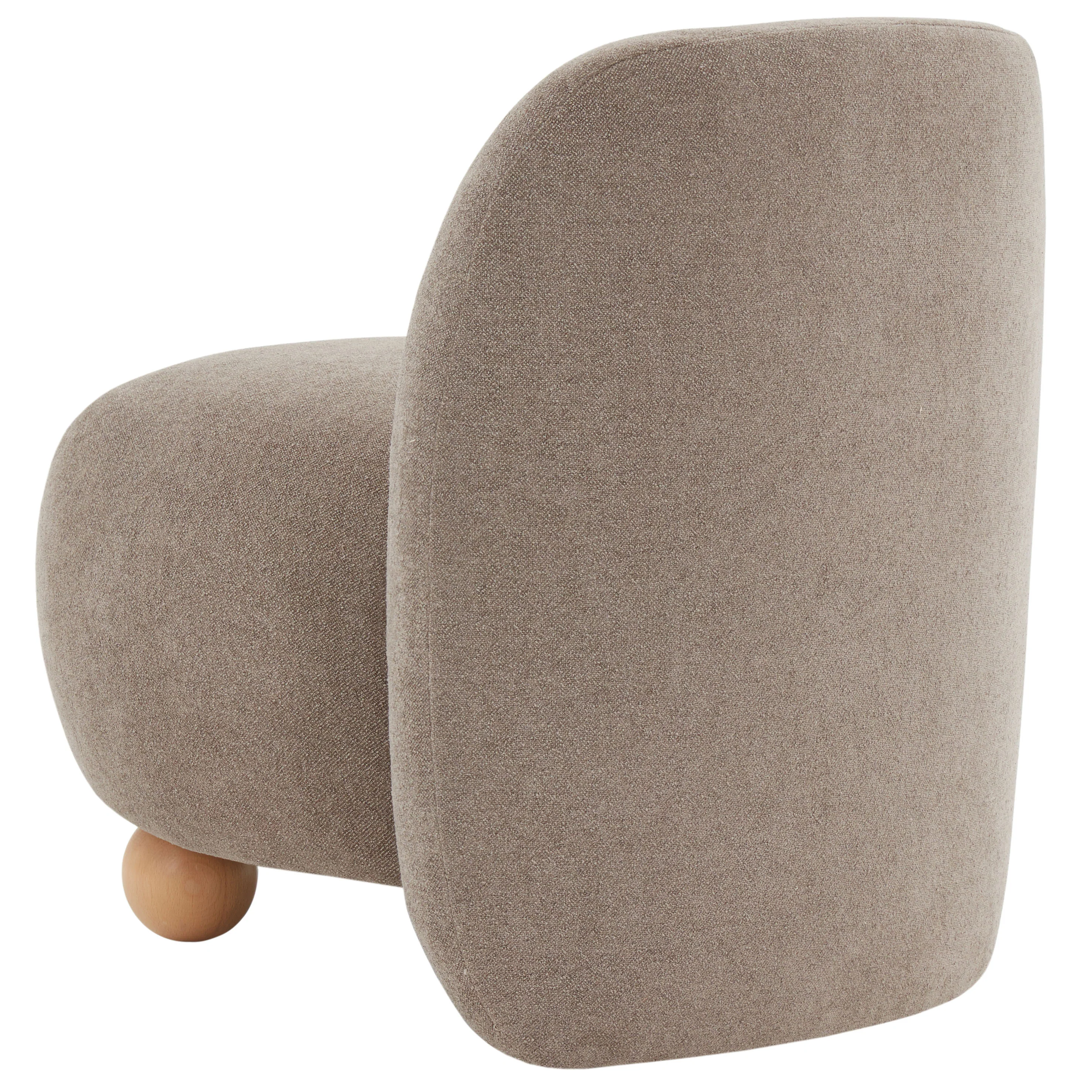 Kalia Boucle Bun Foot Accent Chair - Image 4