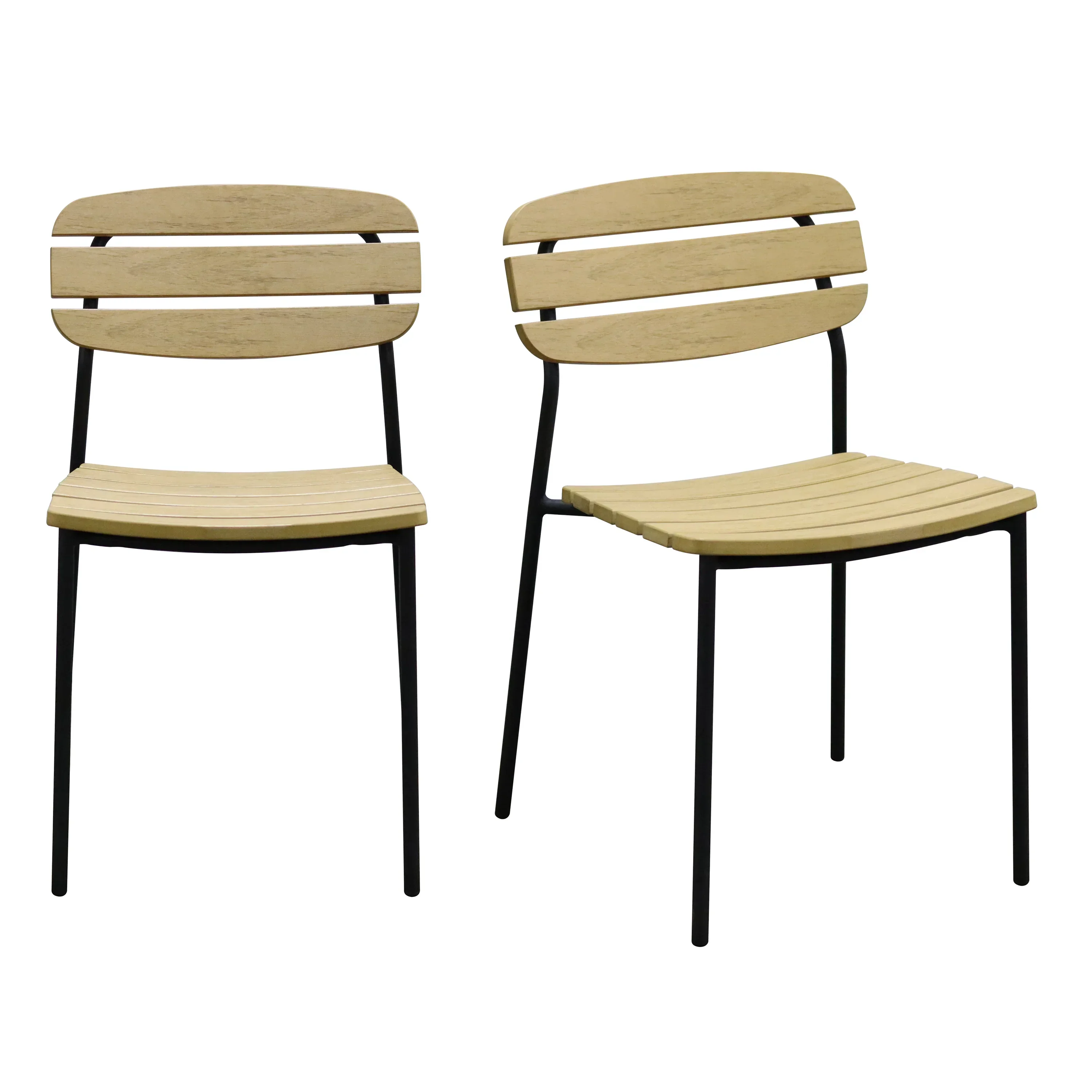 Kalmar Stackable Outdoor Side Chair - Set of 2 - Image 6
